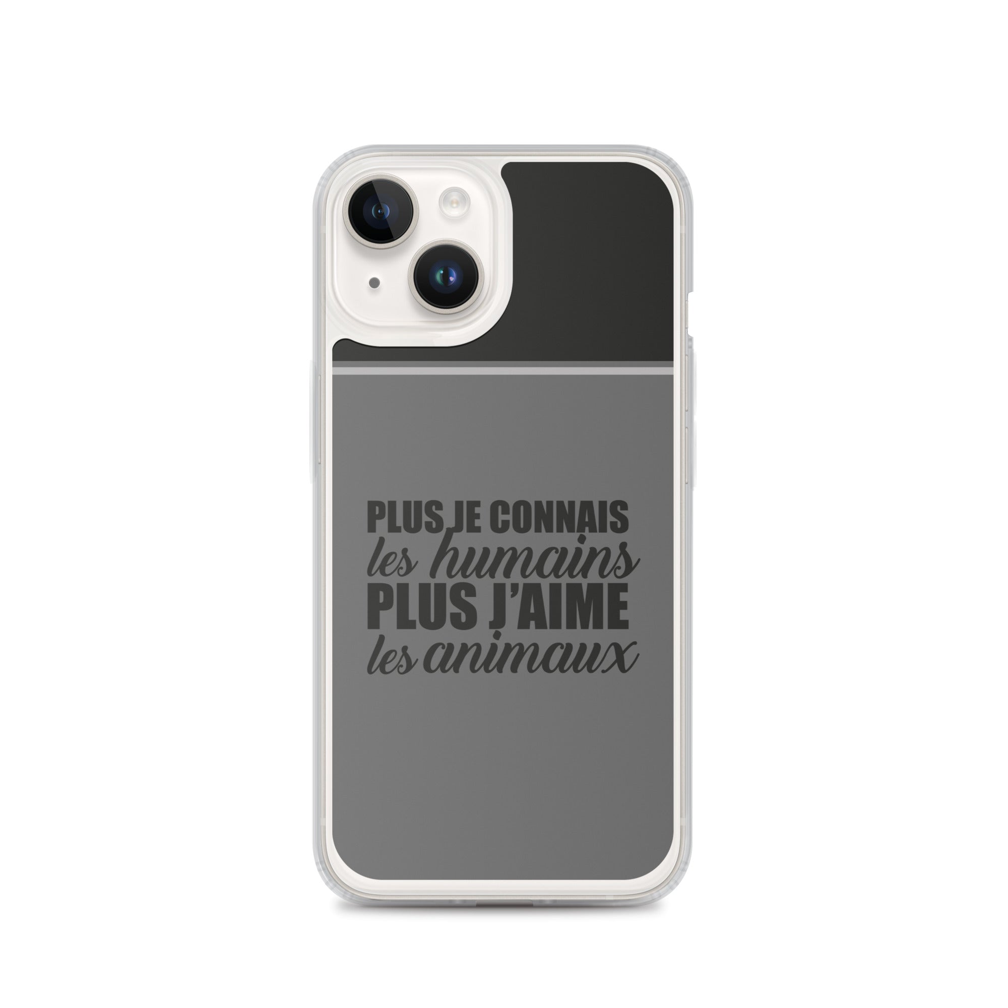 Plus je connais les humains - Coque pour iPhone®