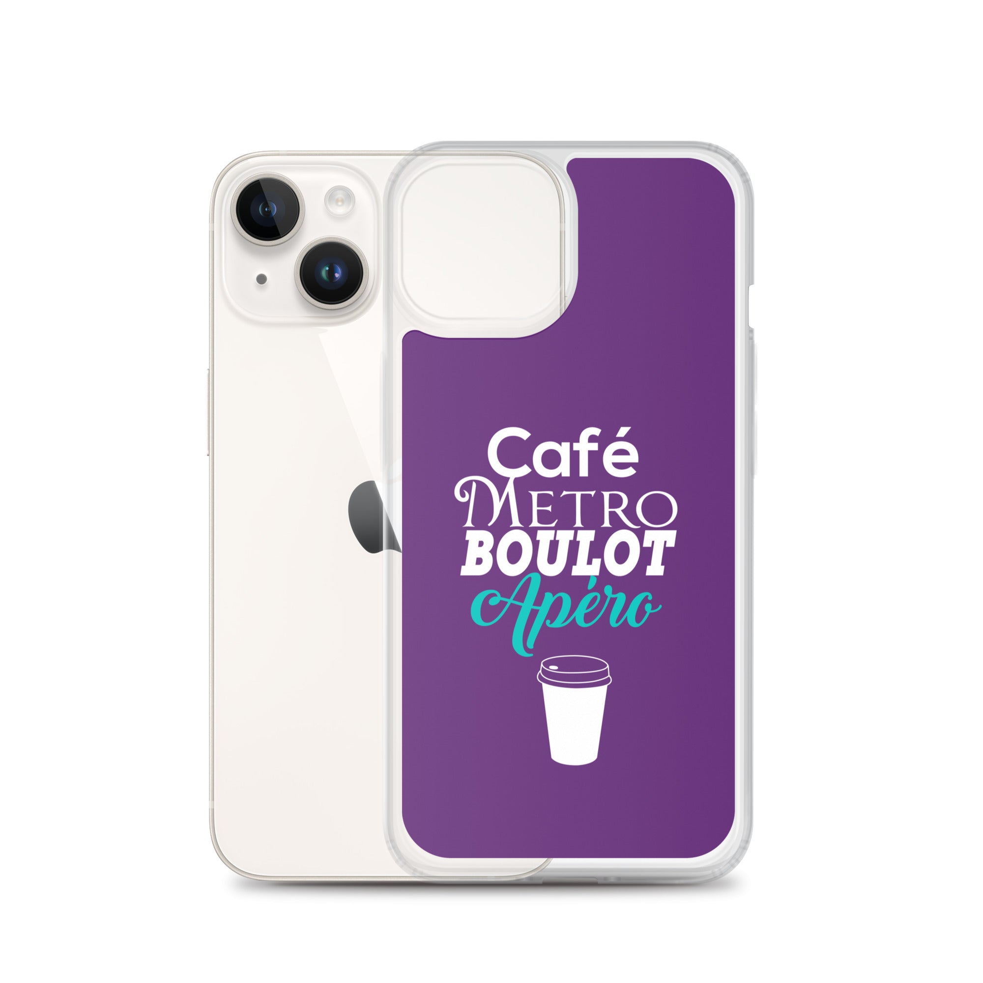 Café Métro Boulot Apéro - Coque pour iPhone®
