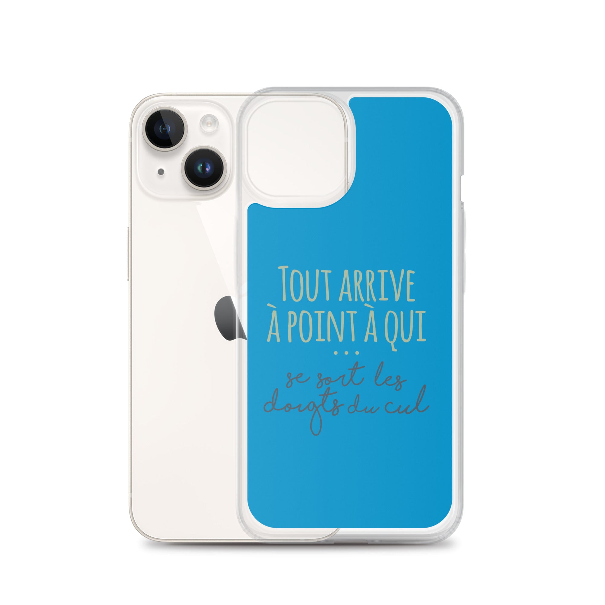 Tout arrive à point à qui se sort les doigts du cul - Coque pour iPhone®