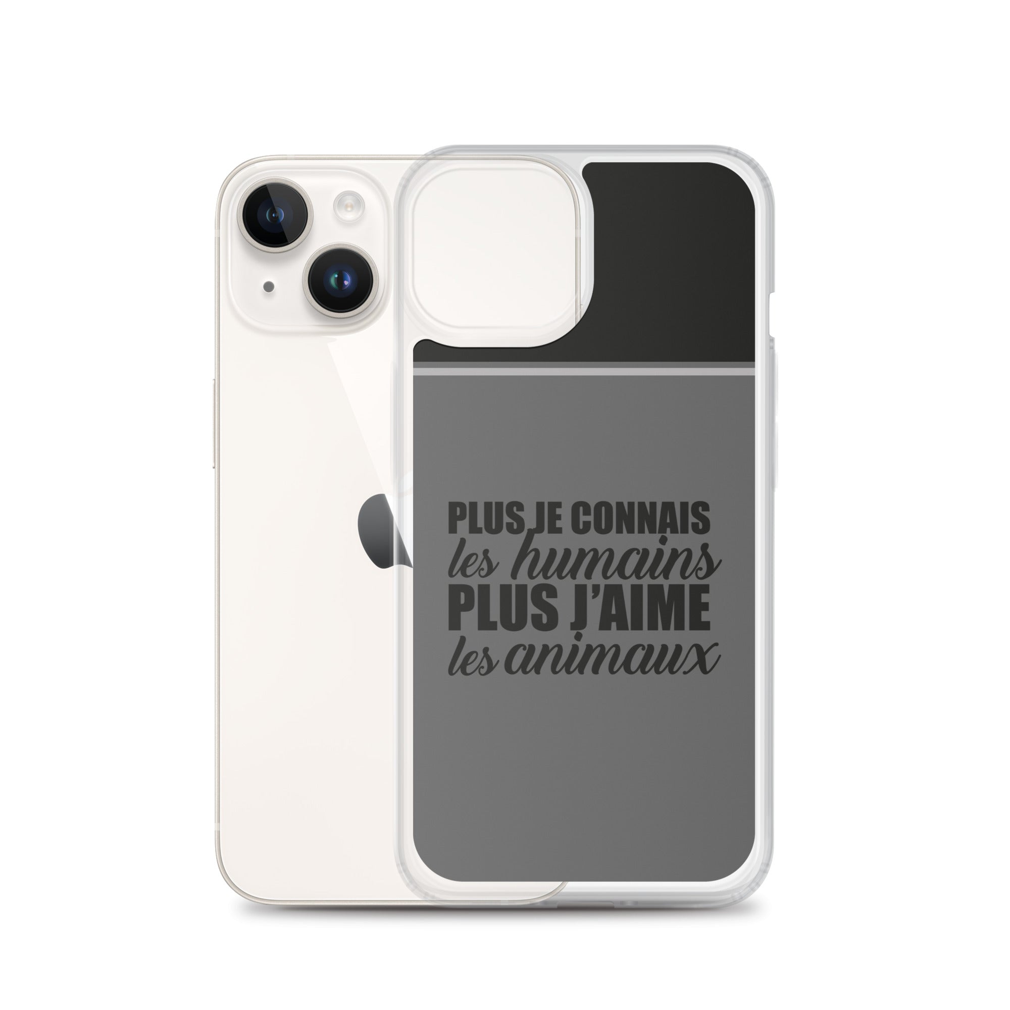 Plus je connais les humains - Coque pour iPhone®