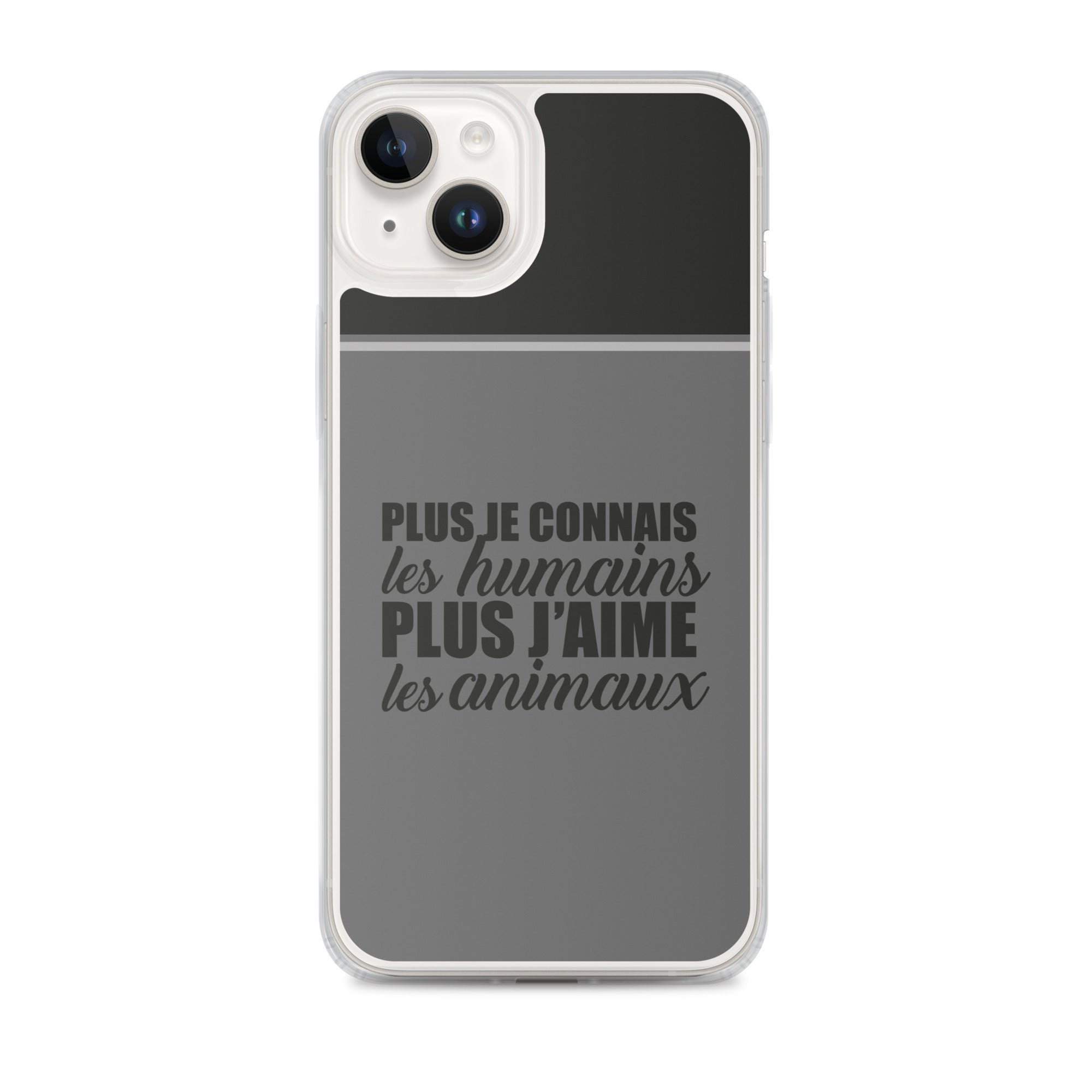 Plus je connais les humains - Coque pour iPhone®