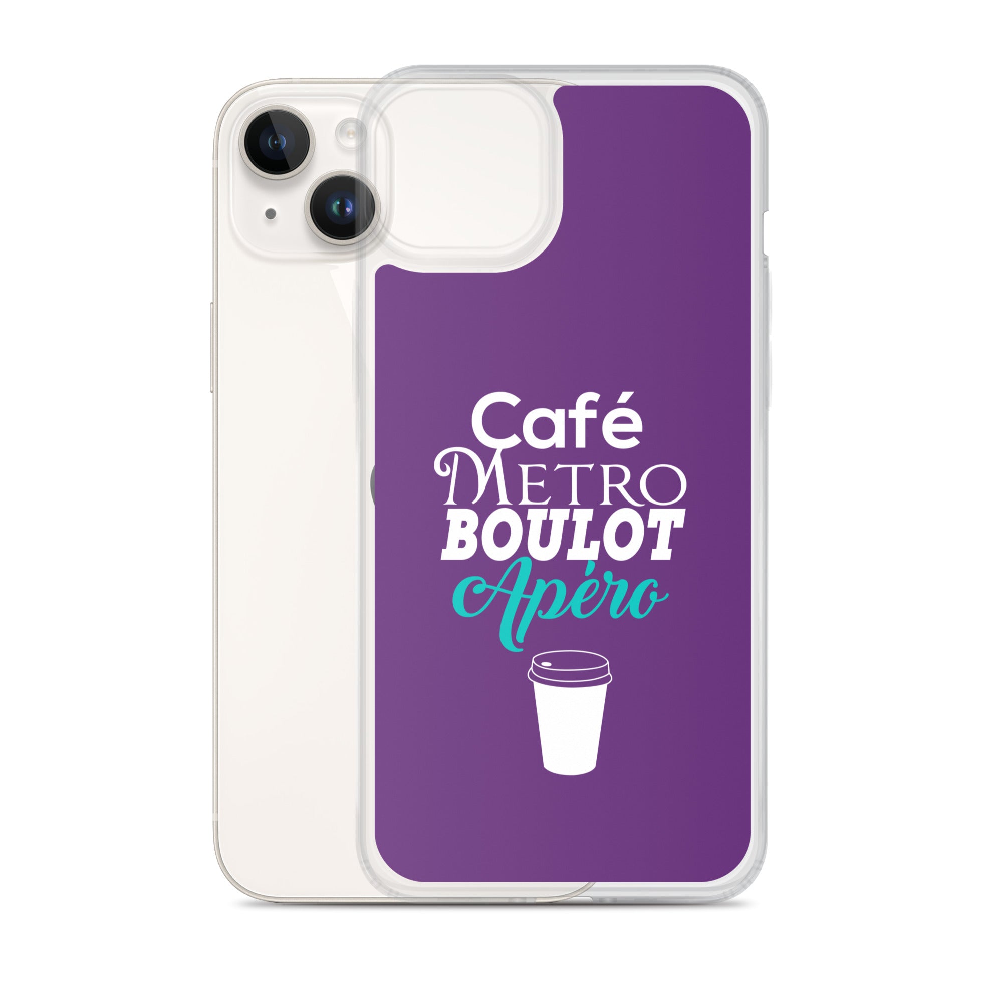 Café Métro Boulot Apéro - Coque pour iPhone®