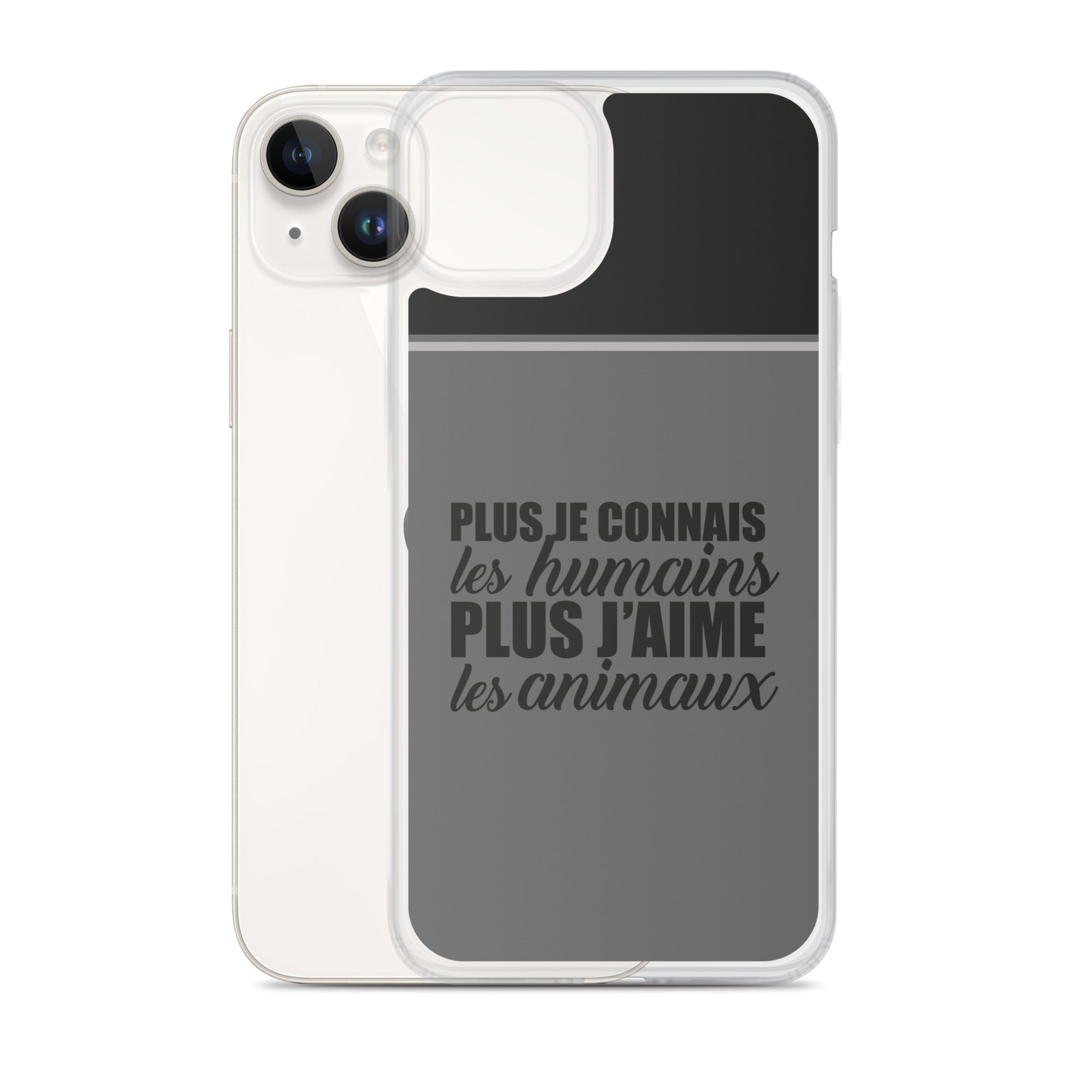 Plus je connais les humains - Coque pour iPhone®