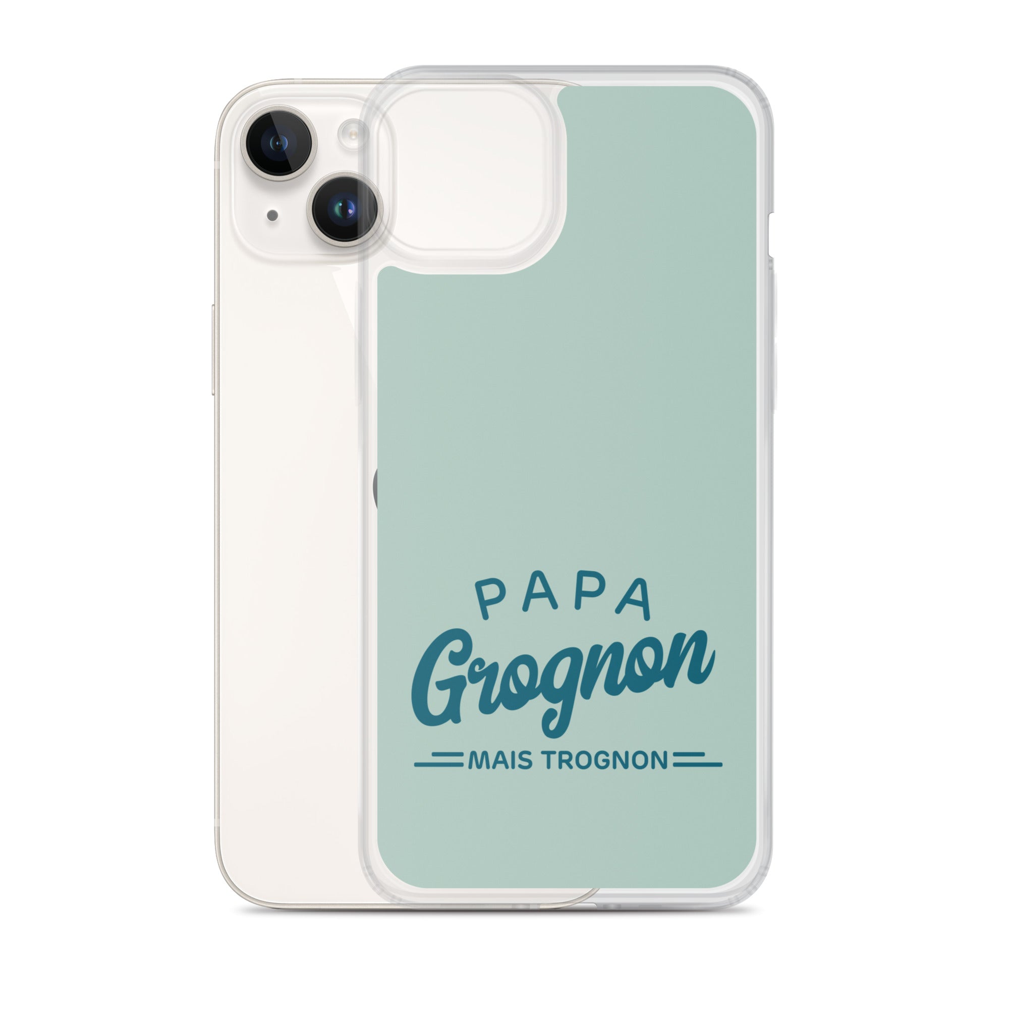 Papa grognon mais trognon - Coque pour iPhone®