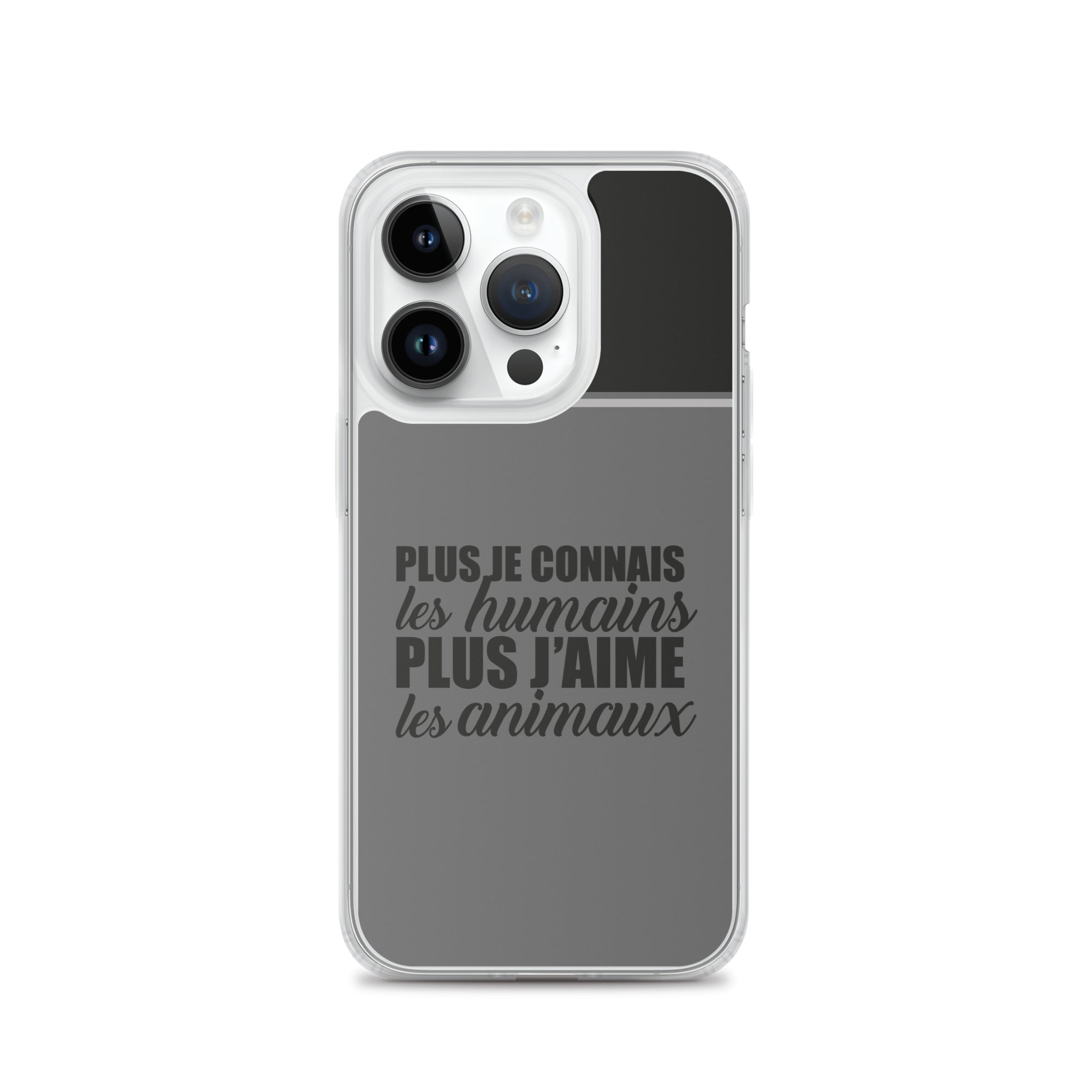 Plus je connais les humains - Coque pour iPhone®