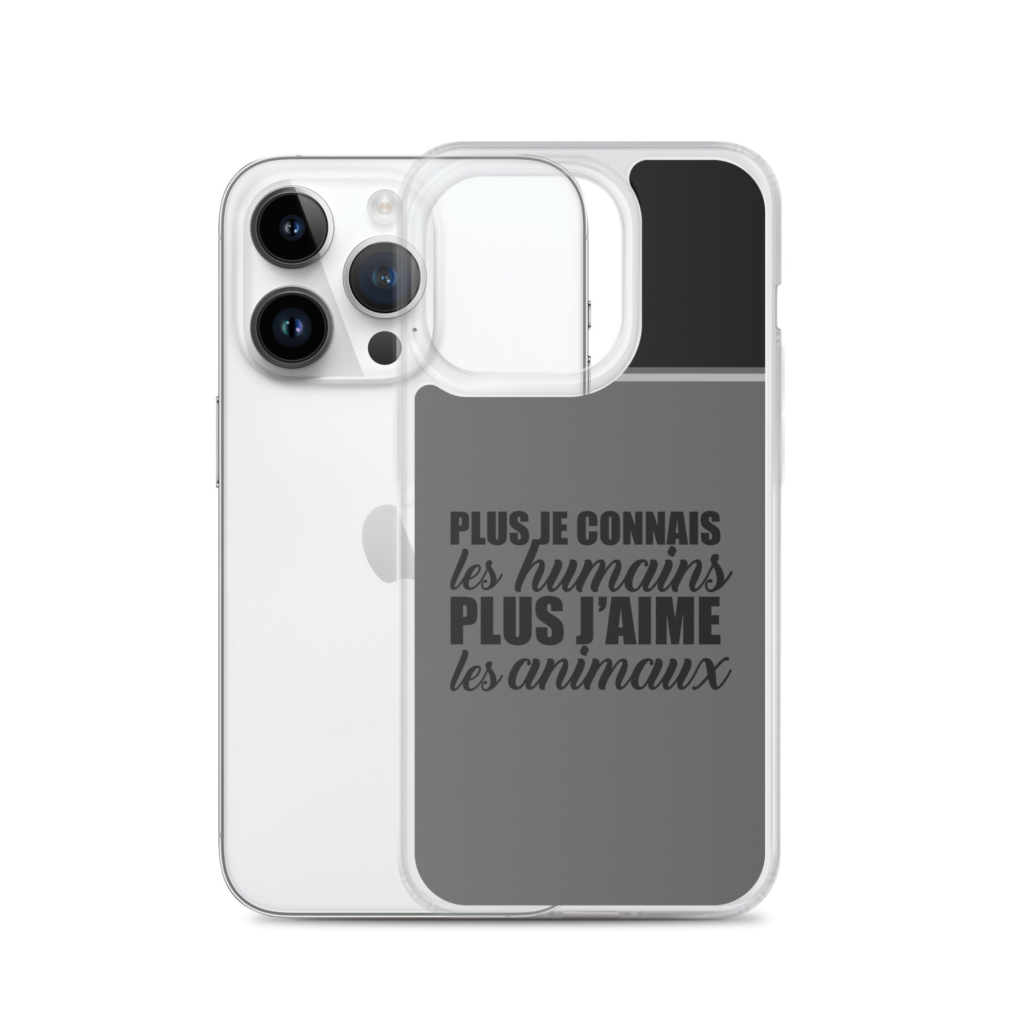 Plus je connais les humains - Coque pour iPhone®