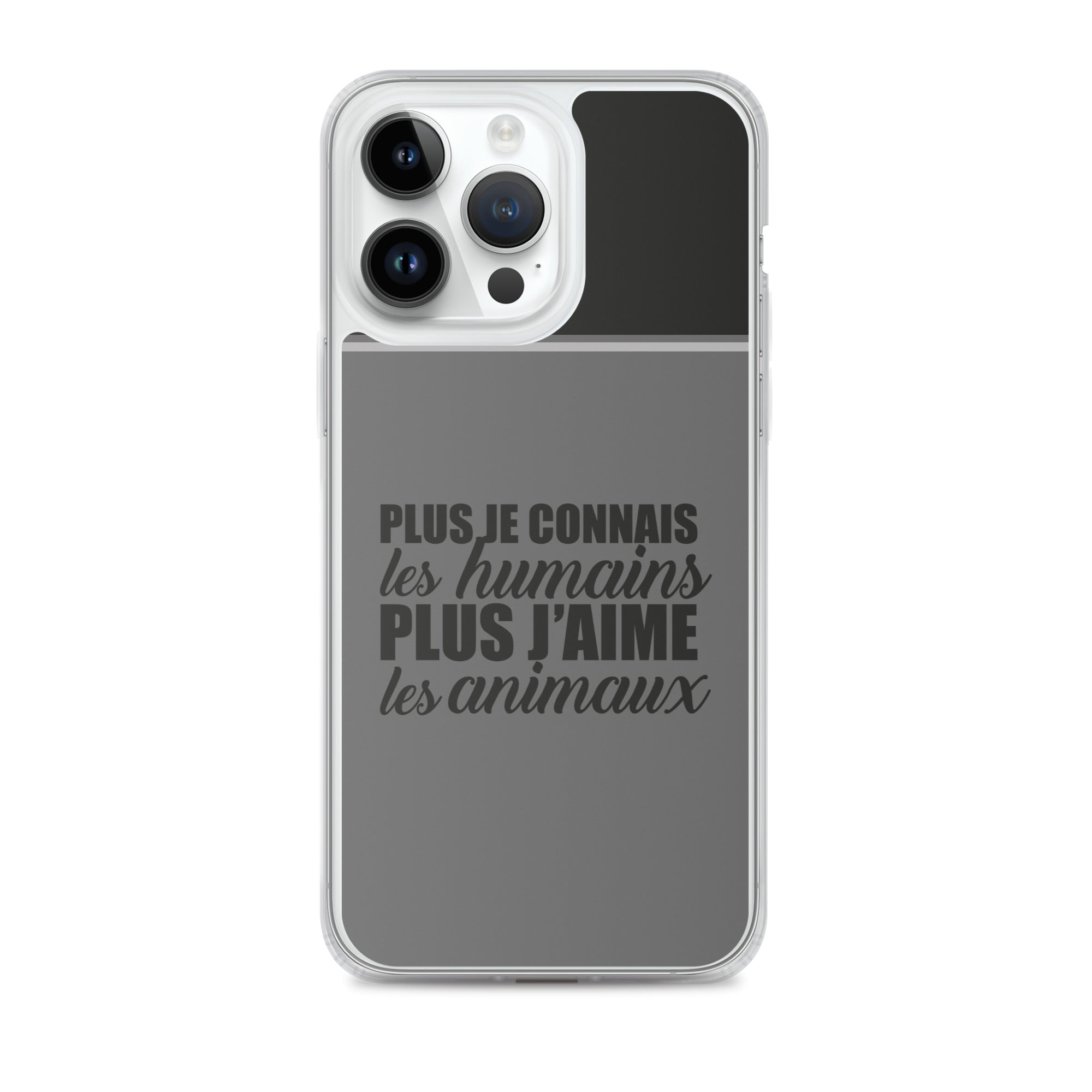 Plus je connais les humains - Coque pour iPhone®