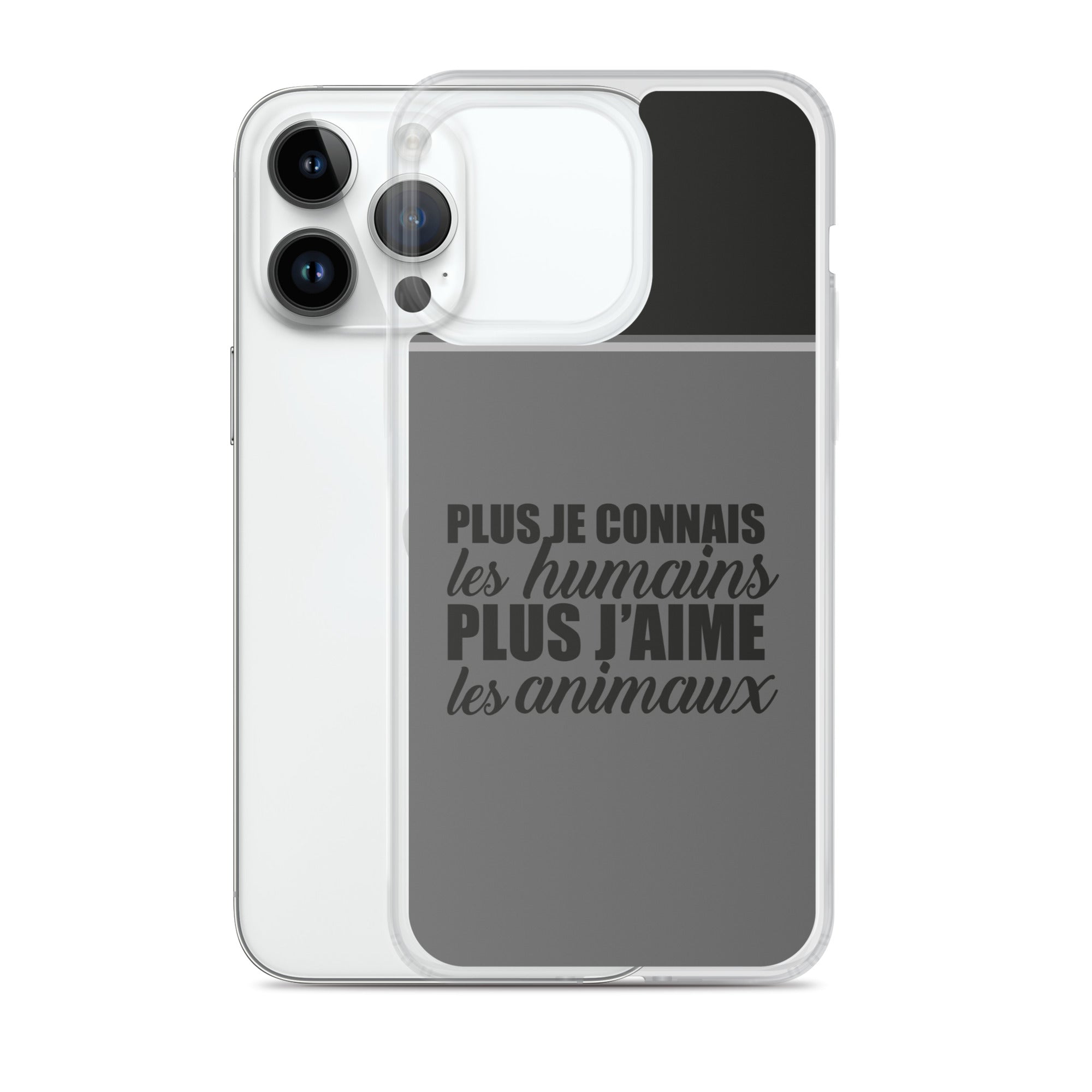 Plus je connais les humains - Coque pour iPhone®