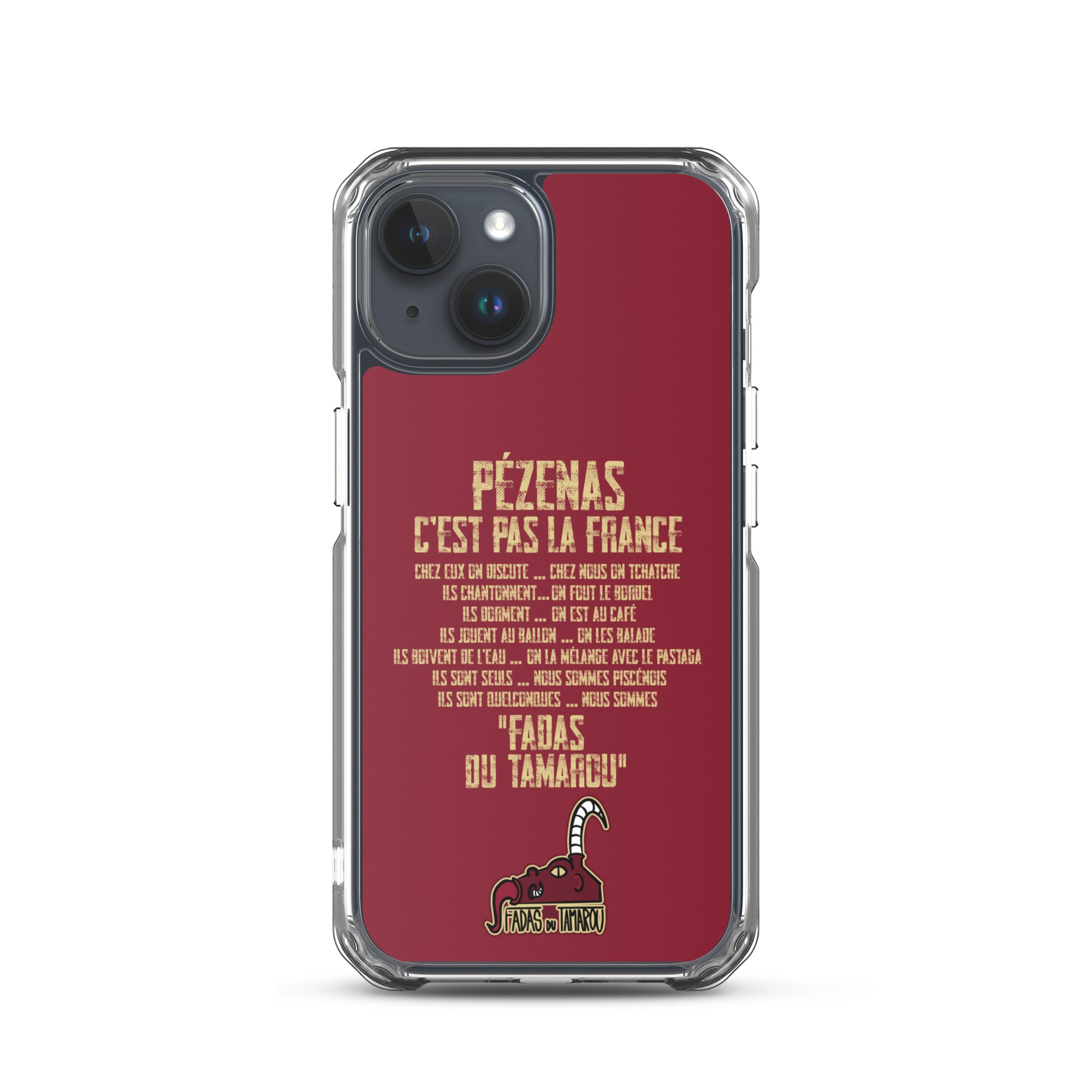 Fadas du Tamarou - Coque pour iPhone® rouge