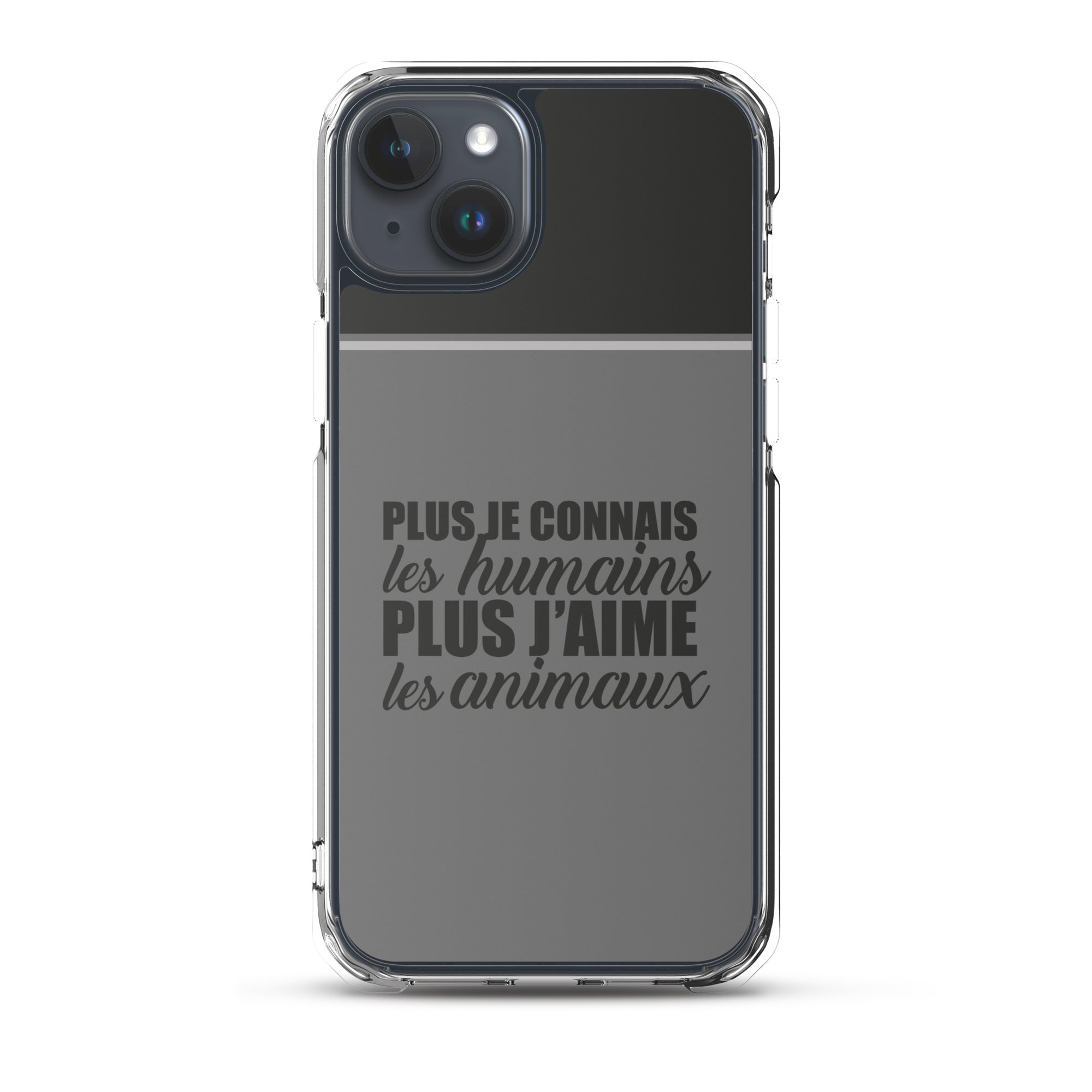 Plus je connais les humains - Coque pour iPhone®
