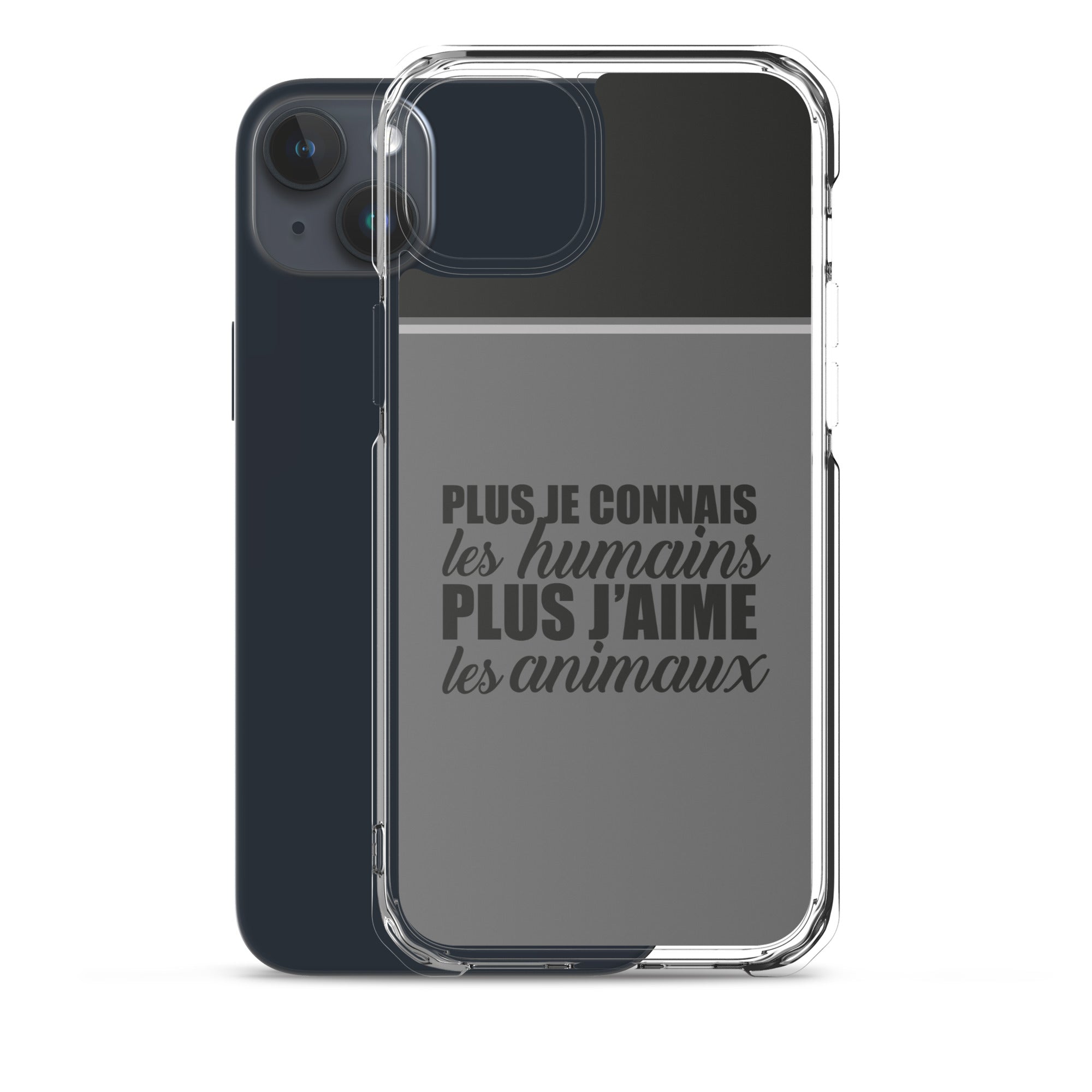 Plus je connais les humains - Coque pour iPhone®