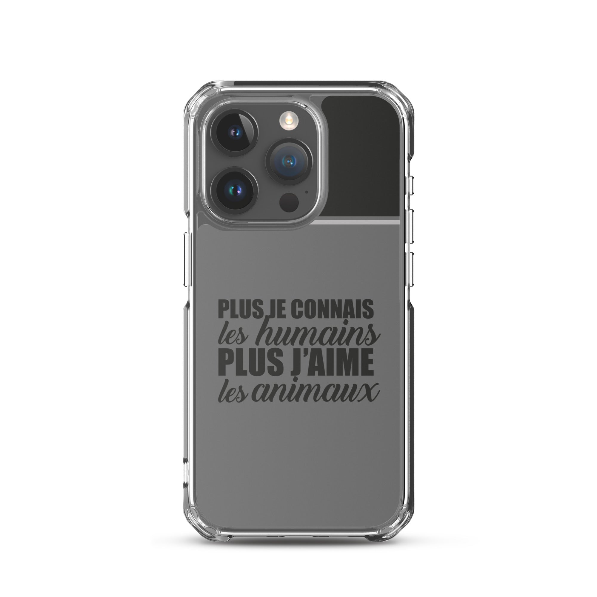 Plus je connais les humains - Coque pour iPhone®