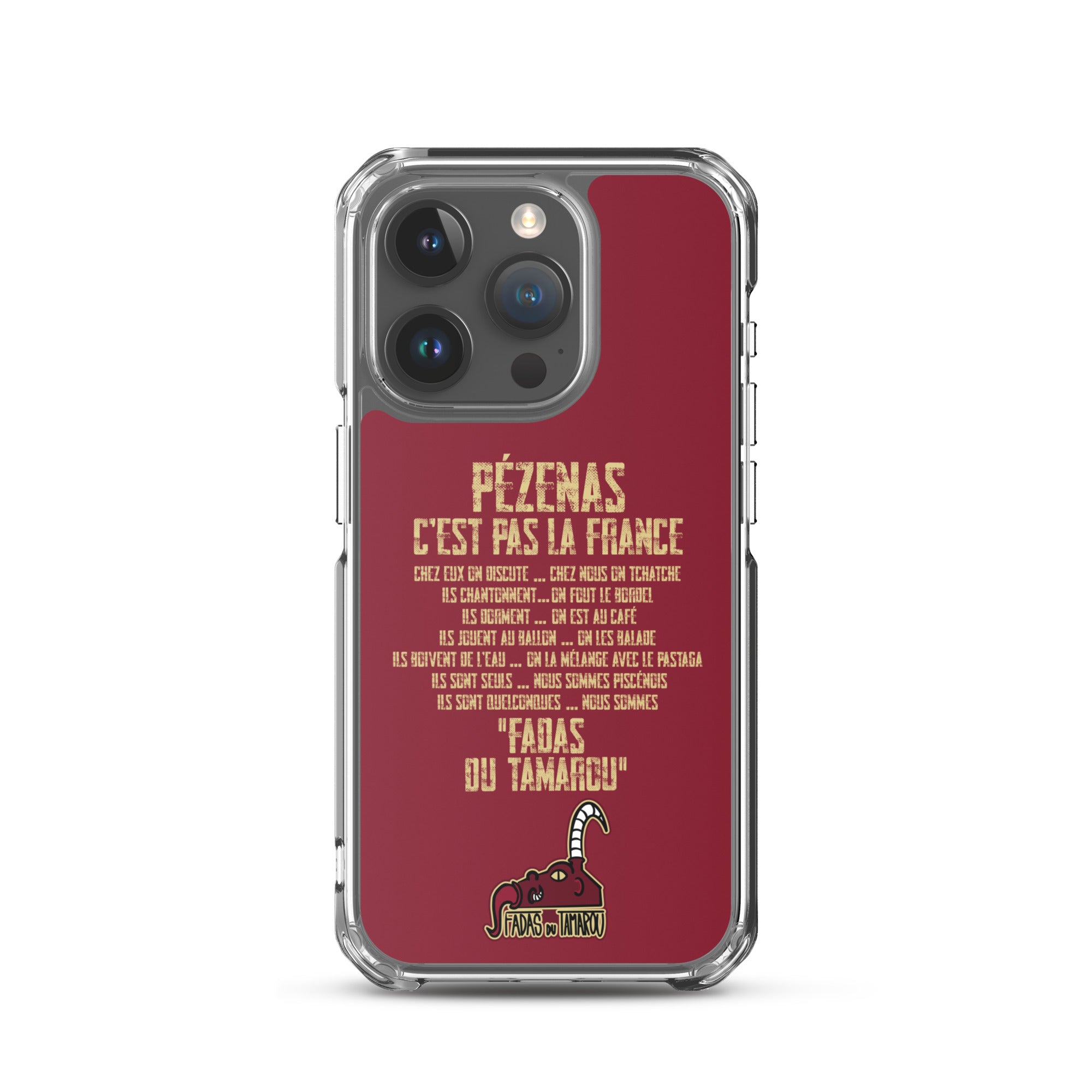 Fadas du Tamarou - Coque pour iPhone® rouge