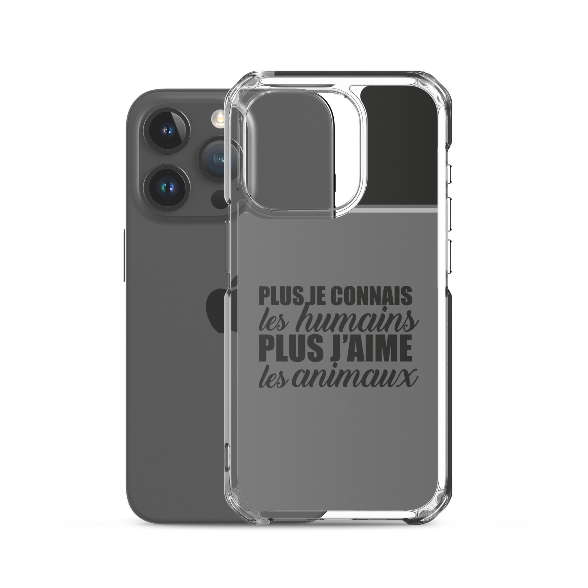 Plus je connais les humains - Coque pour iPhone®