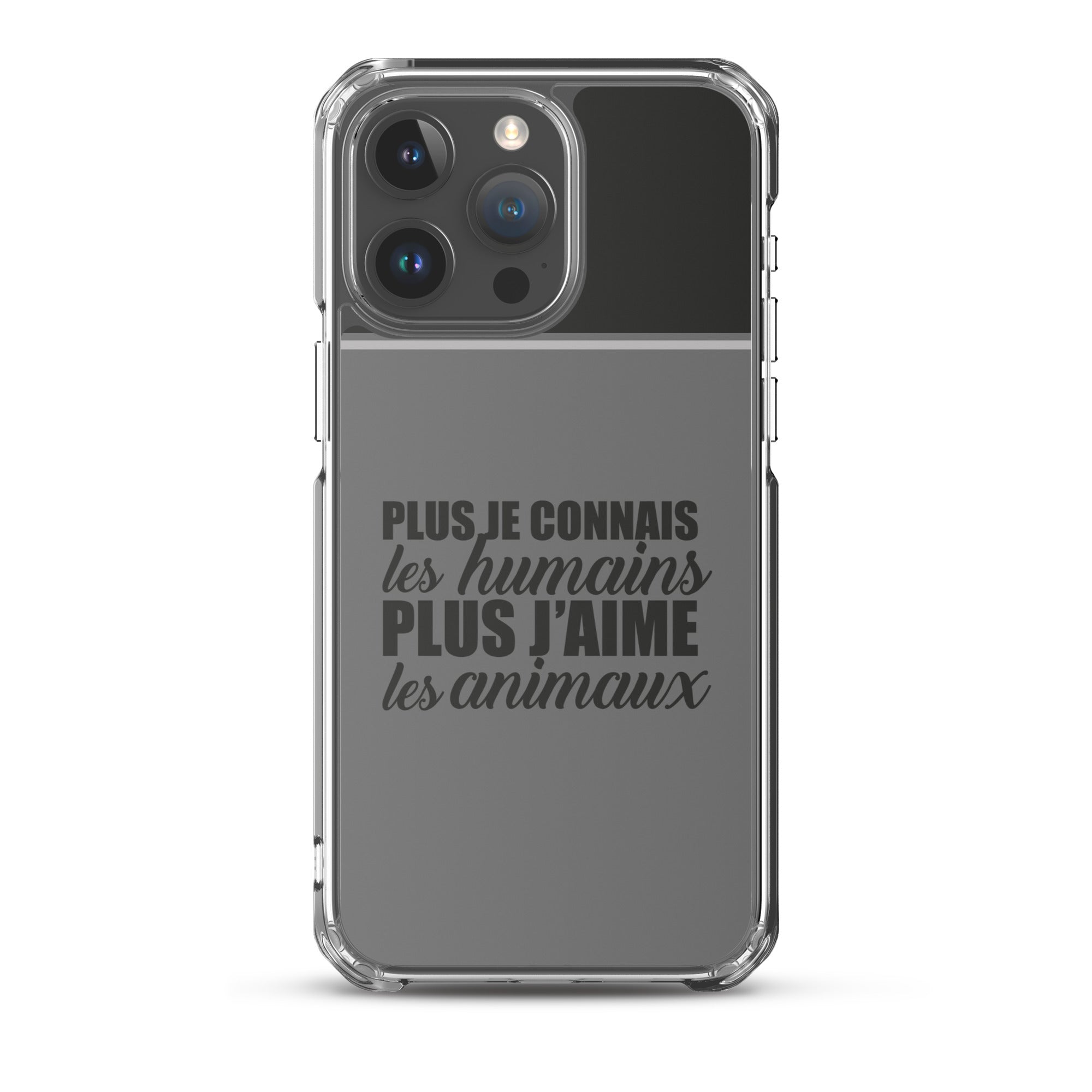Plus je connais les humains - Coque pour iPhone®