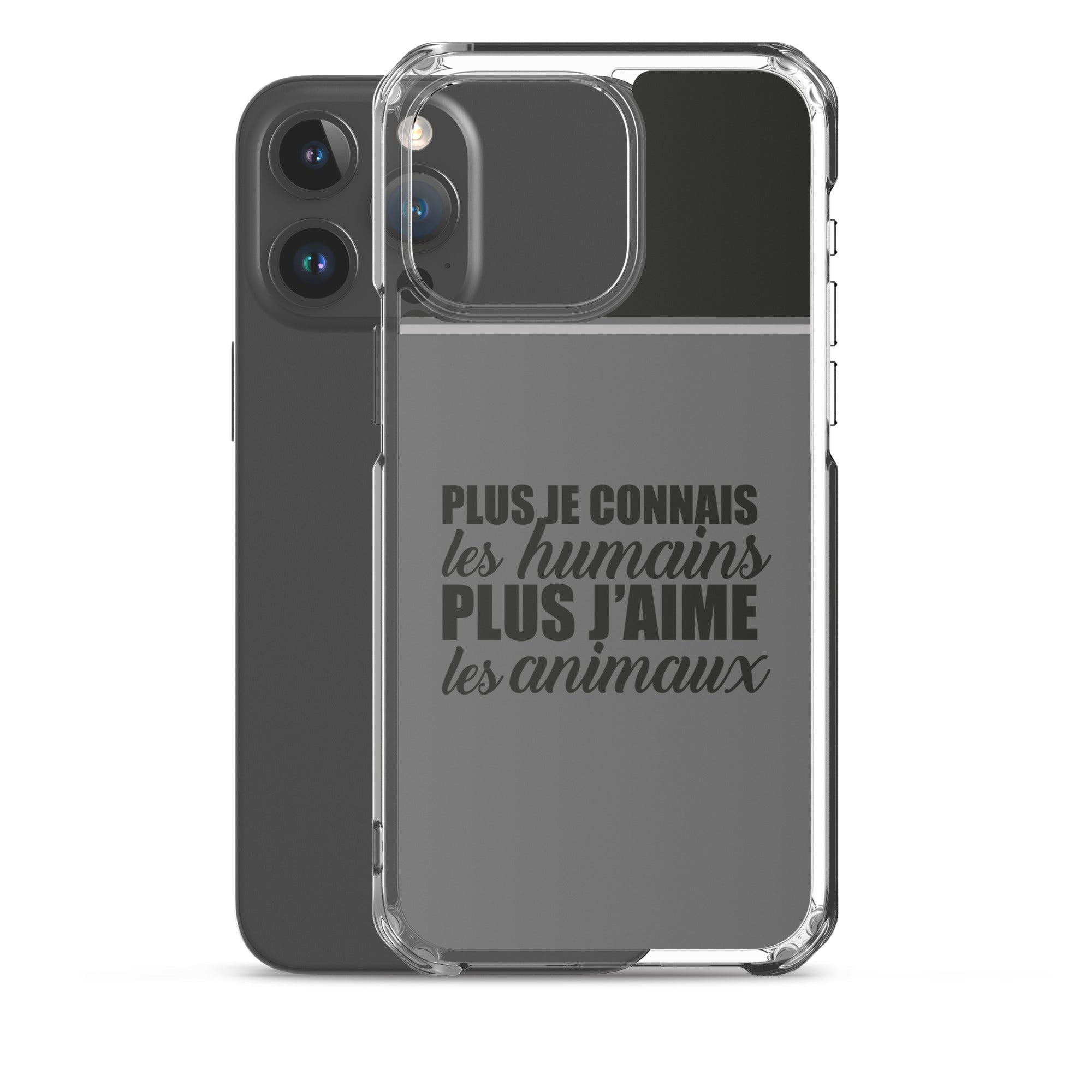 Plus je connais les humains - Coque pour iPhone®