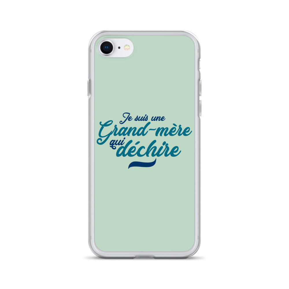 Grand-mère qui déchire - Coque pour iPhone®