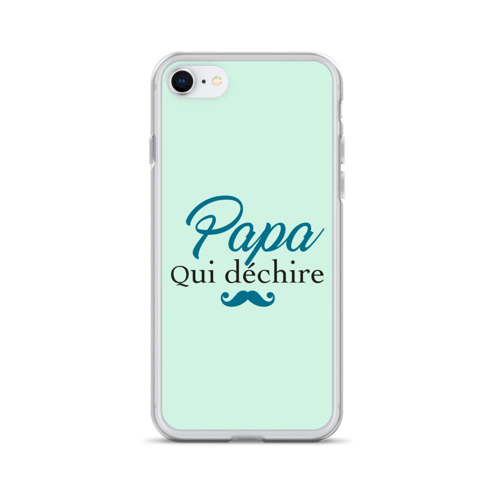 Papa qui déchire - Coque pour iPhone®