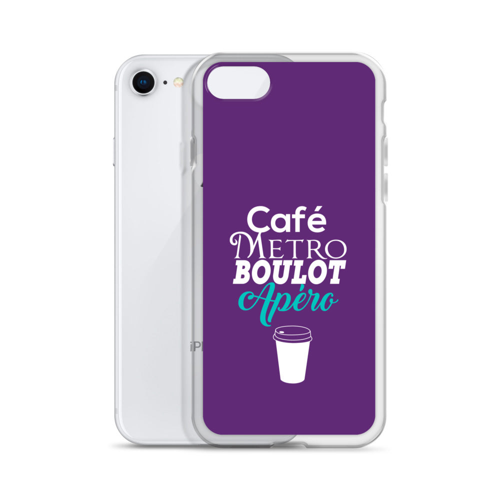 Café Métro Boulot Apéro - Coque pour iPhone®
