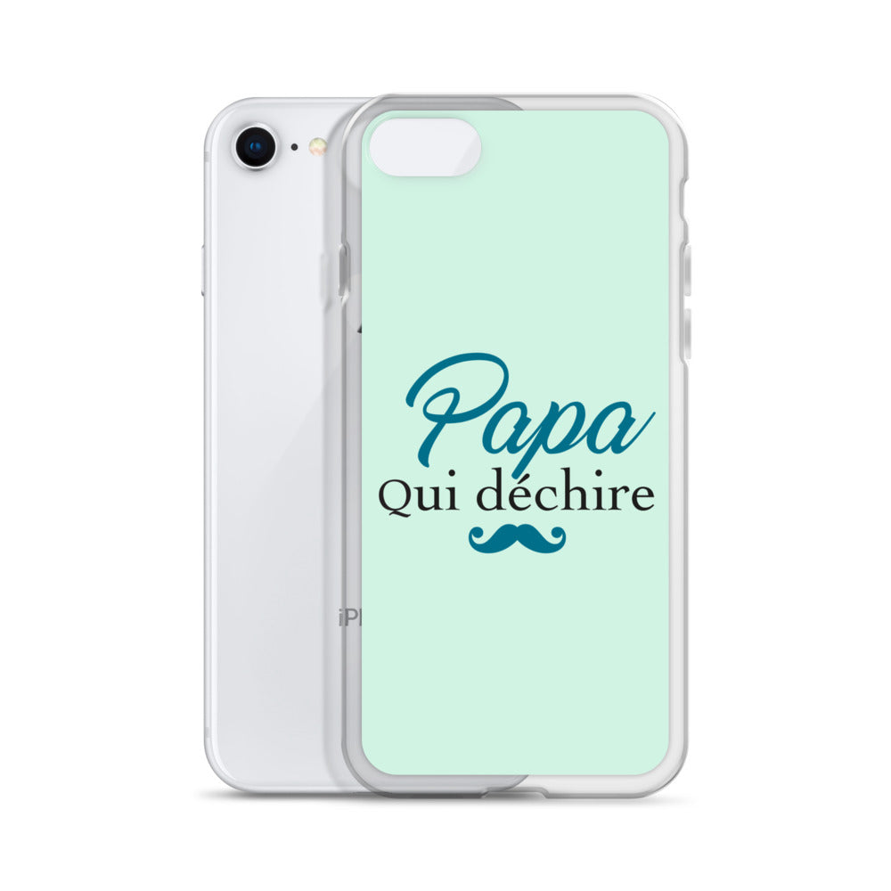 Papa qui déchire - Coque pour iPhone®
