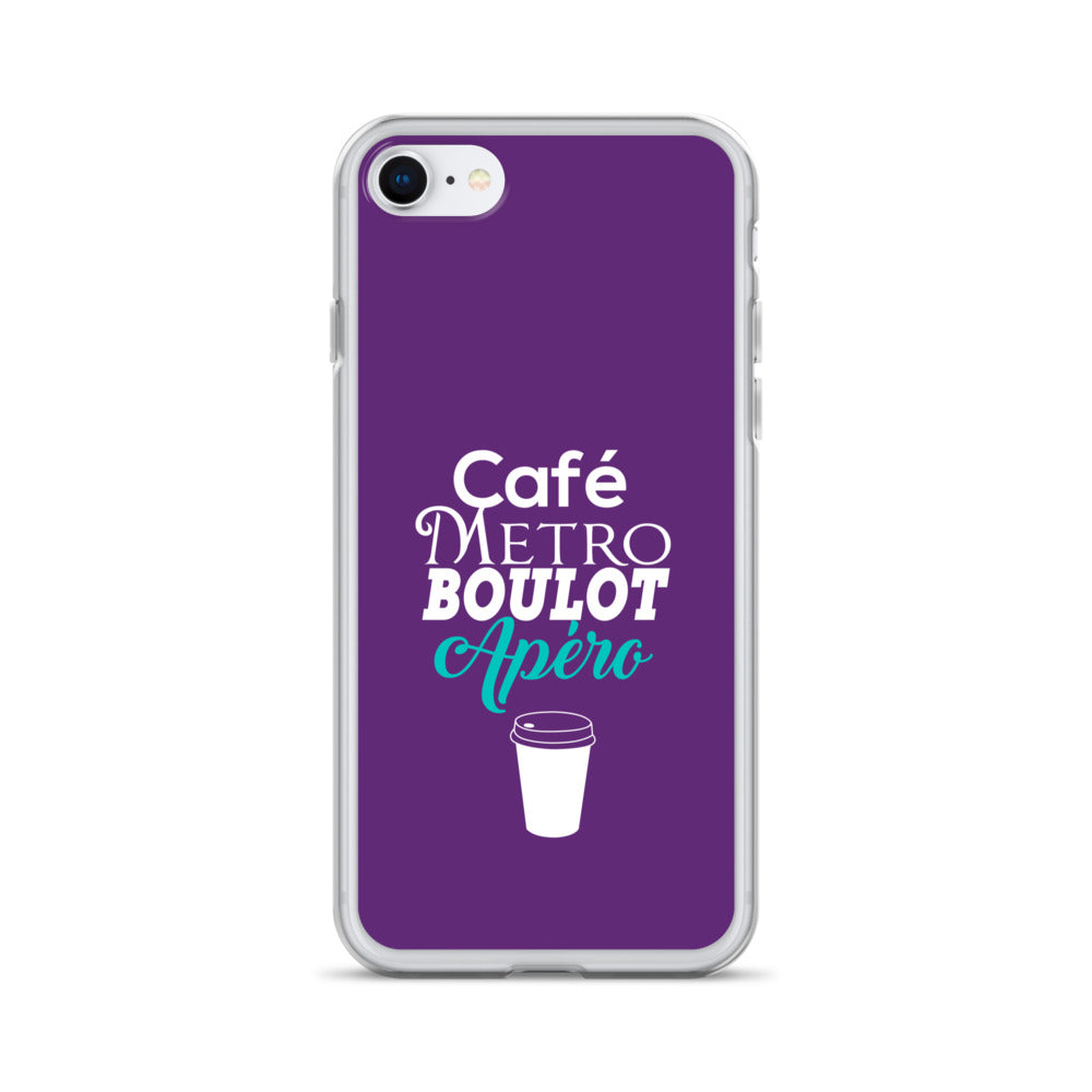 Café Métro Boulot Apéro - Coque pour iPhone®