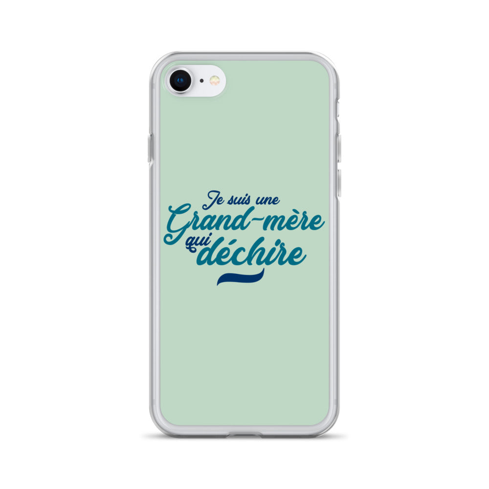 Grand-mère qui déchire - Coque pour iPhone®