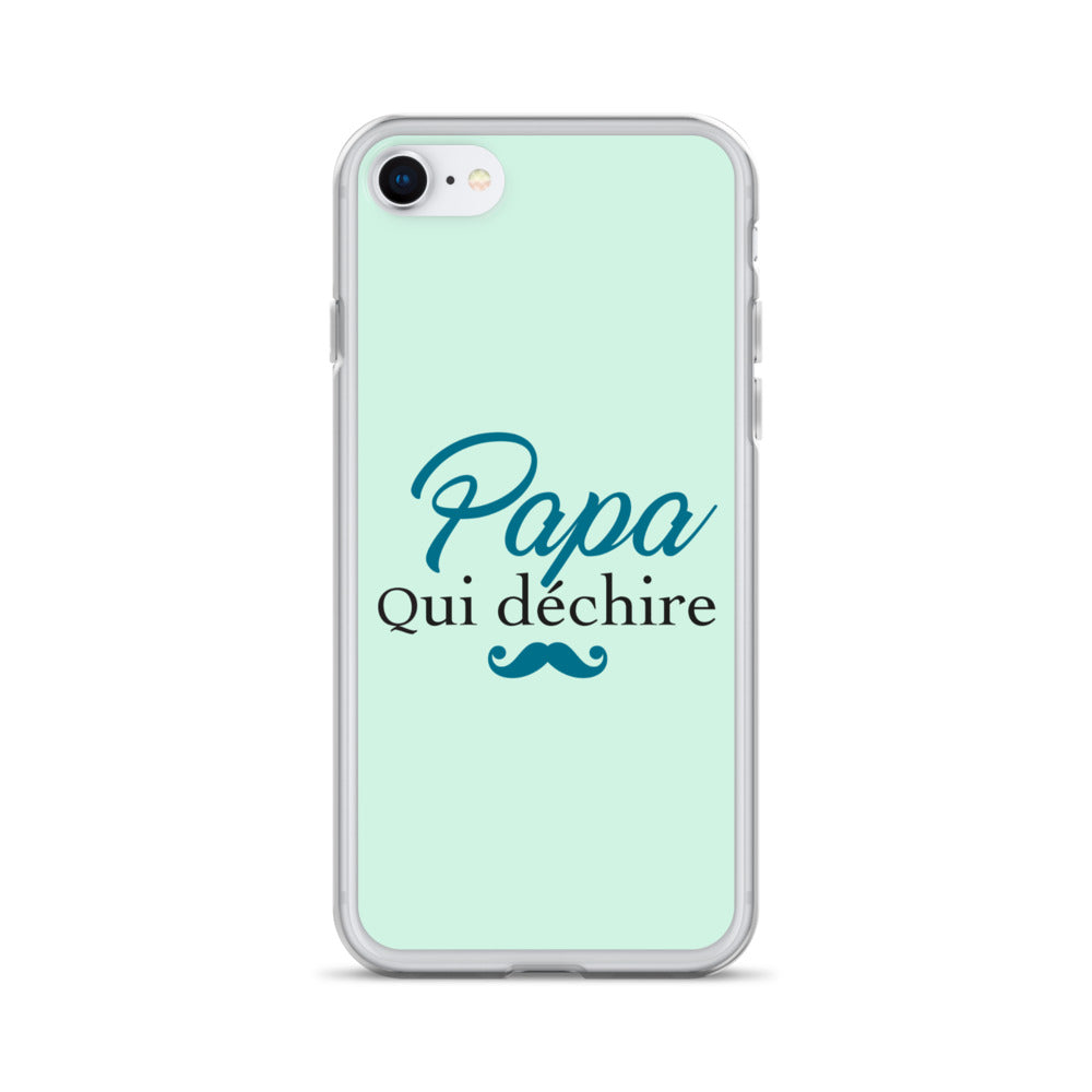 Papa qui déchire - Coque pour iPhone®