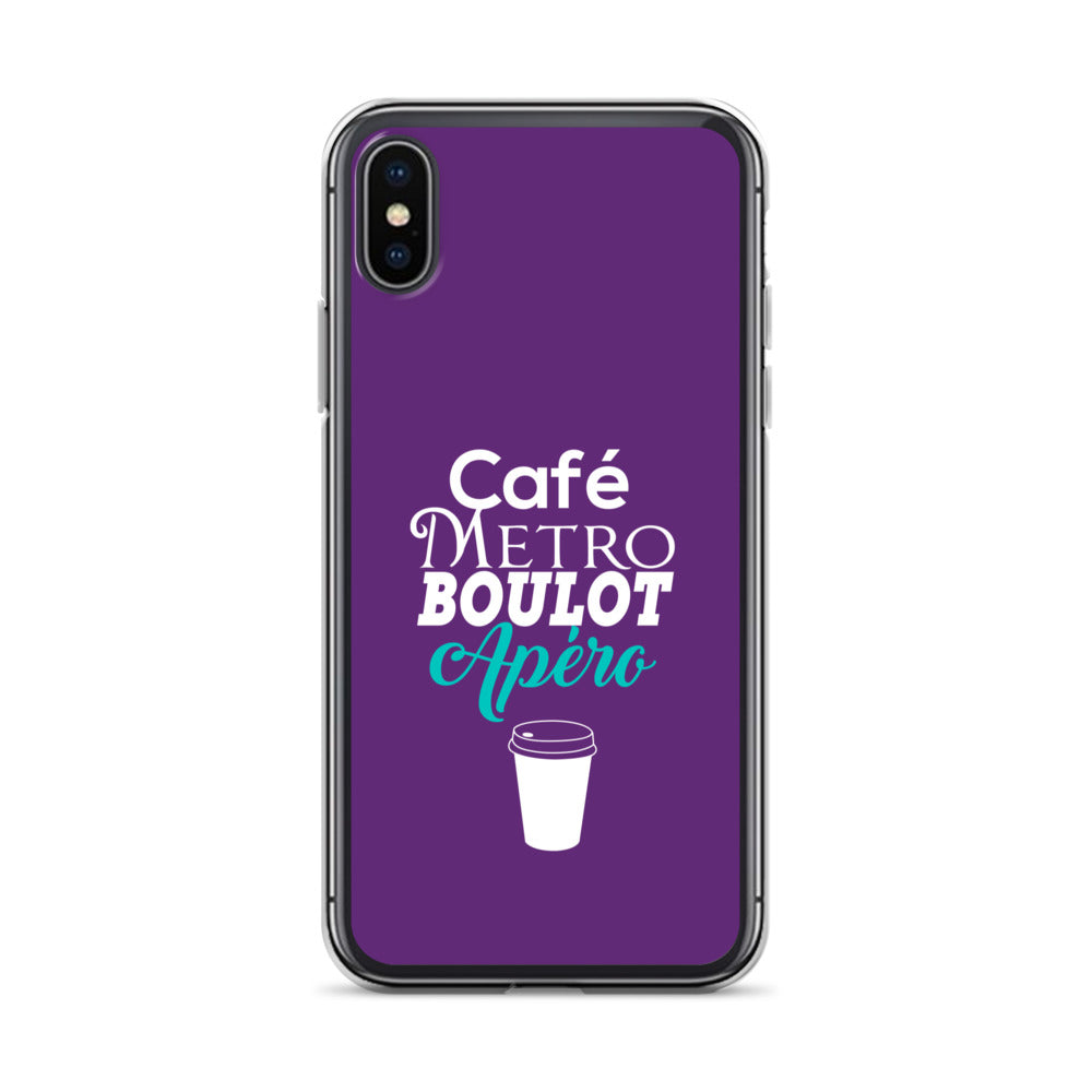 Café Métro Boulot Apéro - Coque pour iPhone®