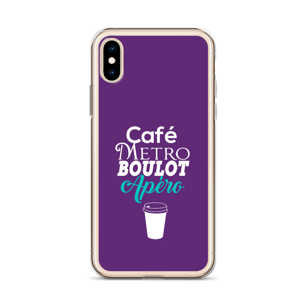 Café Métro Boulot Apéro - Coque pour iPhone®