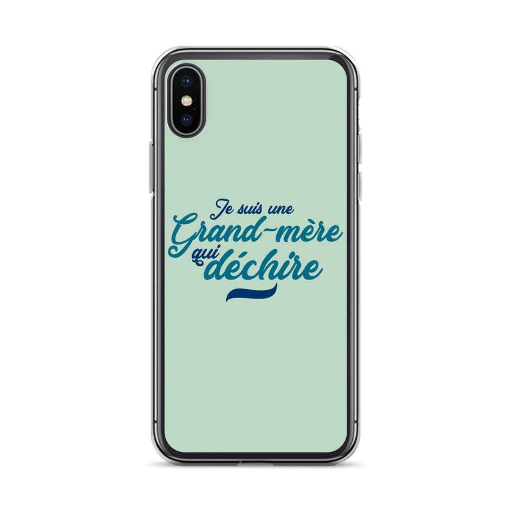 Grand-mère qui déchire - Coque pour iPhone®