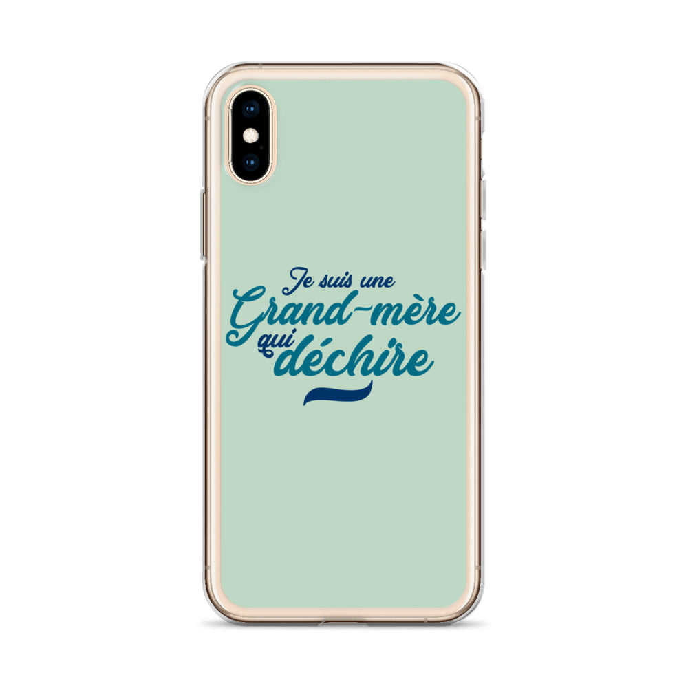 Grand-mère qui déchire - Coque pour iPhone®