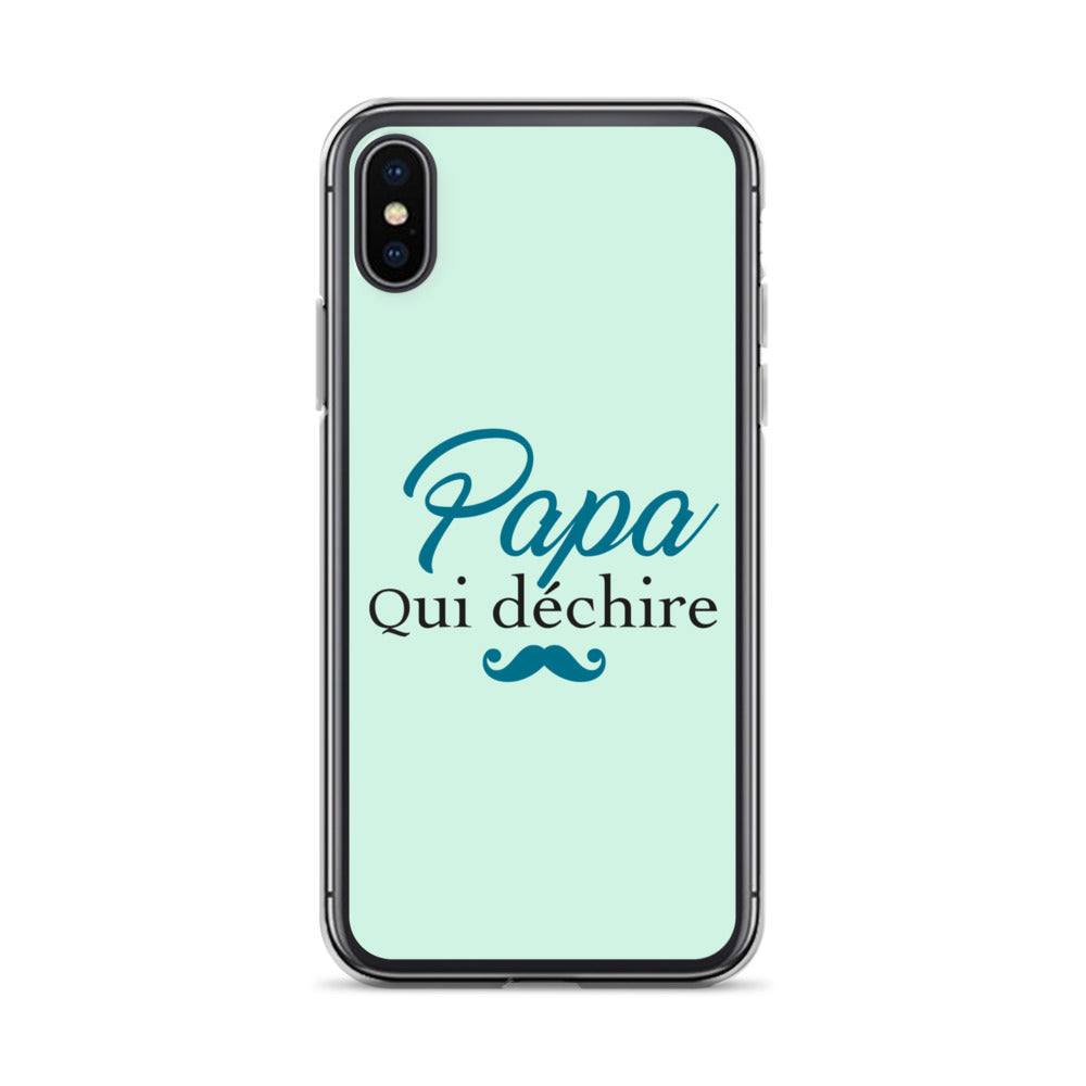 Papa qui déchire - Coque pour iPhone®