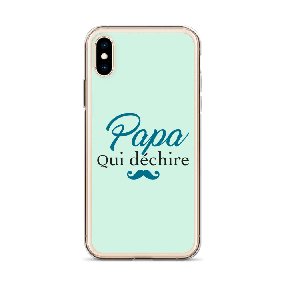 Papa qui déchire - Coque pour iPhone®