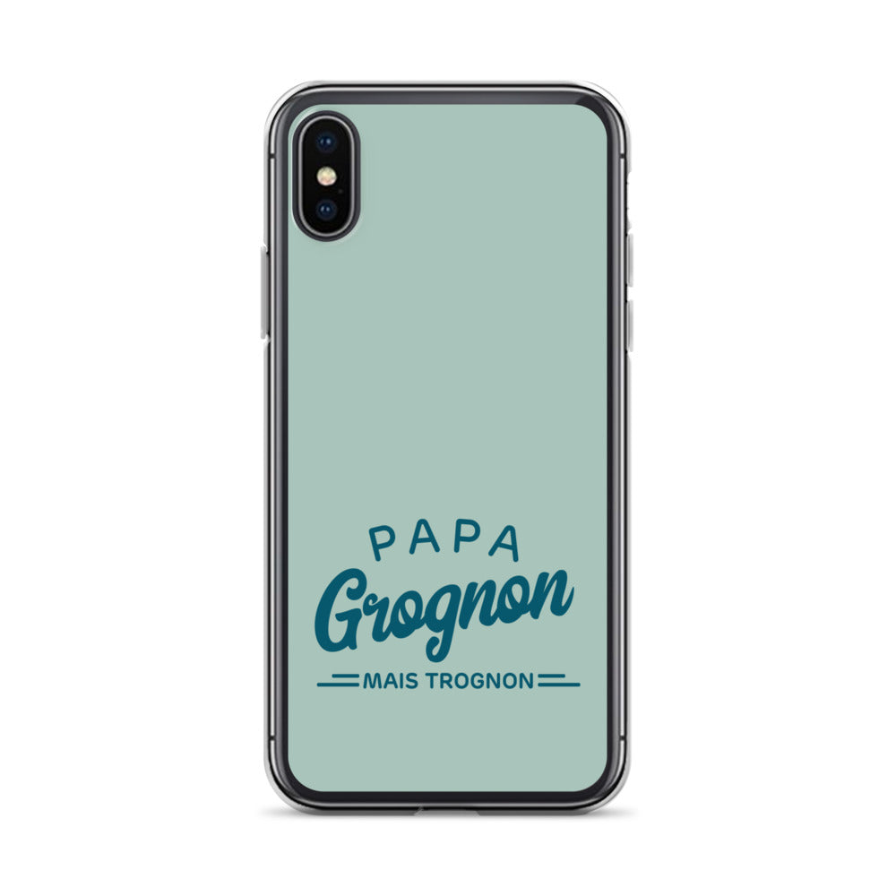 Papa grognon mais trognon - Coque pour iPhone®