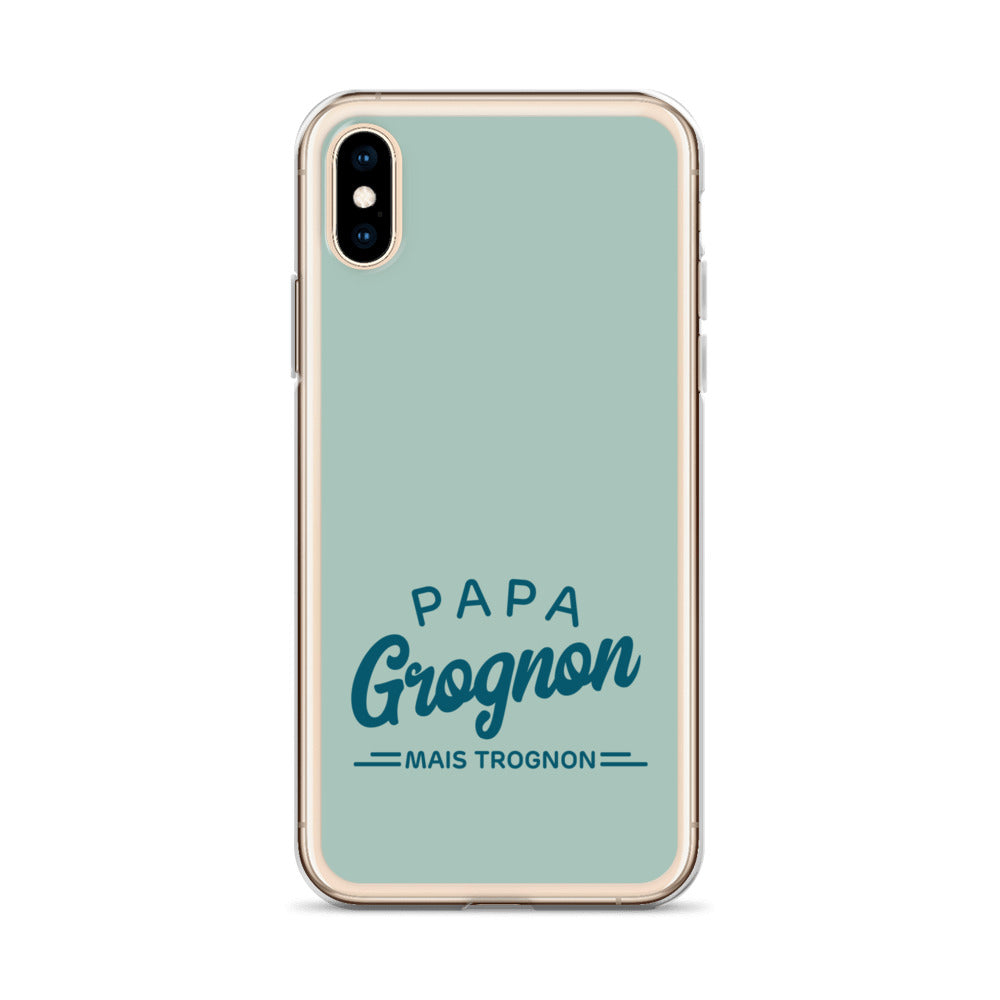Papa grognon mais trognon - Coque pour iPhone®