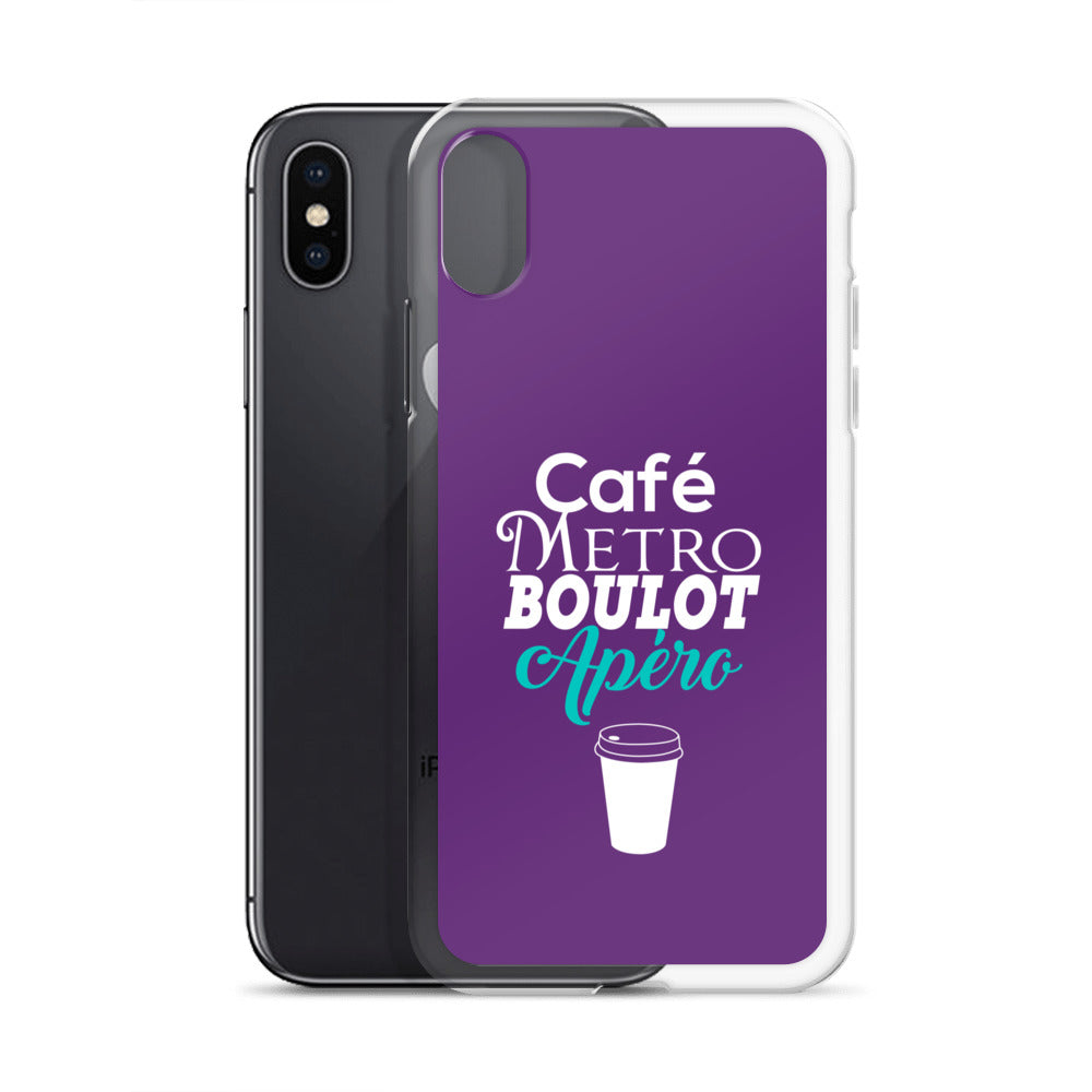 Café Métro Boulot Apéro - Coque pour iPhone®