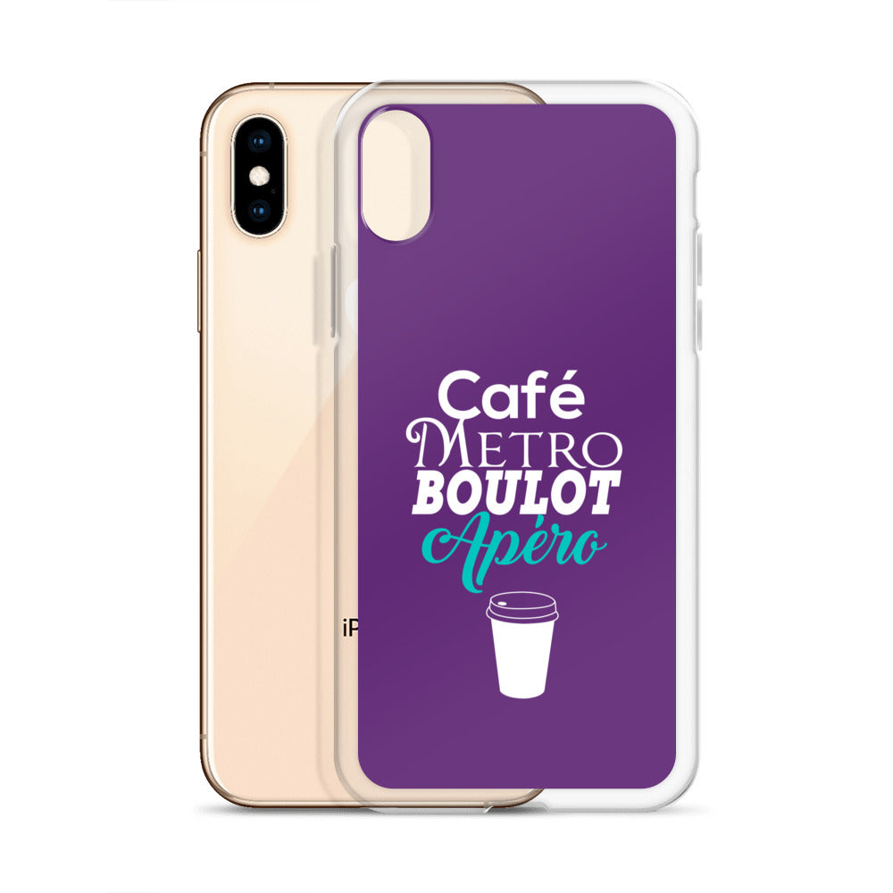 Café Métro Boulot Apéro - Coque pour iPhone®