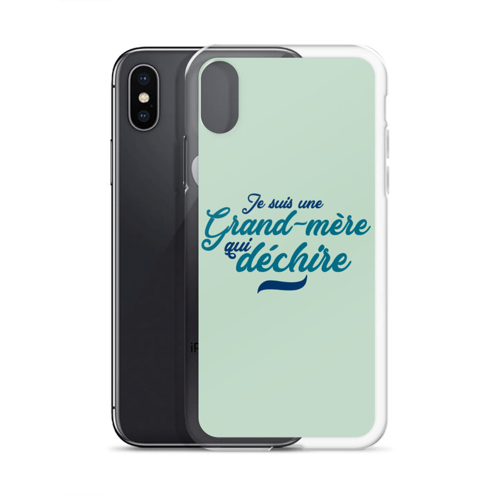 Grand-mère qui déchire - Coque pour iPhone®