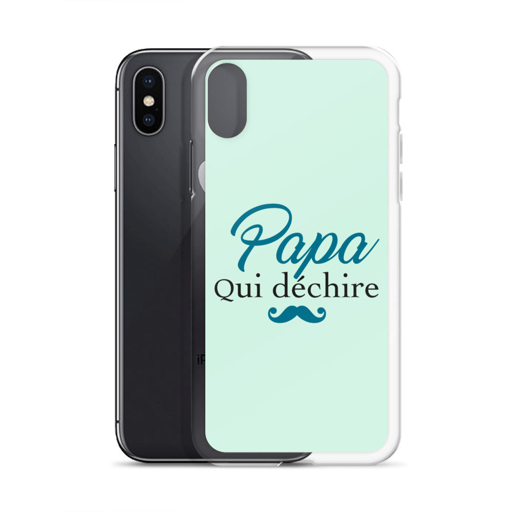 Papa qui déchire - Coque pour iPhone®