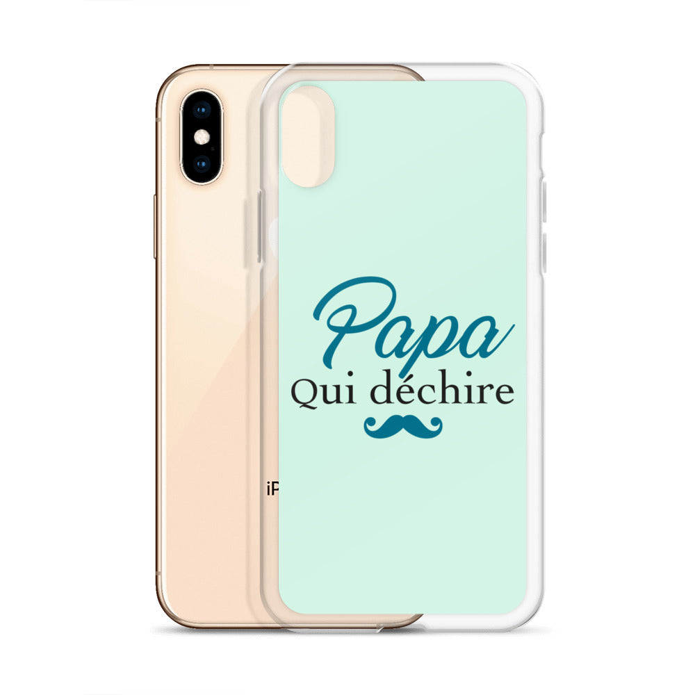 Papa qui déchire - Coque pour iPhone®