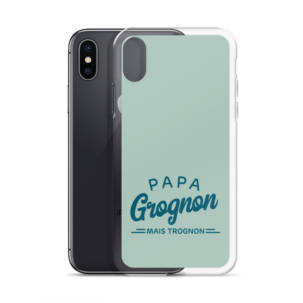 Papa grognon mais trognon - Coque pour iPhone®
