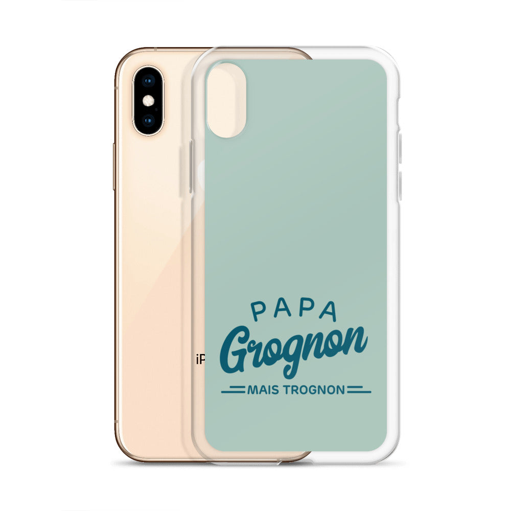 Papa grognon mais trognon - Coque pour iPhone®