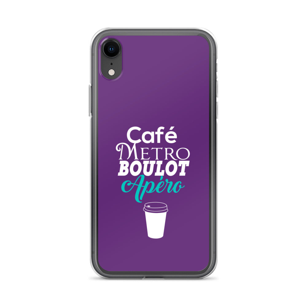 Café Métro Boulot Apéro - Coque pour iPhone®