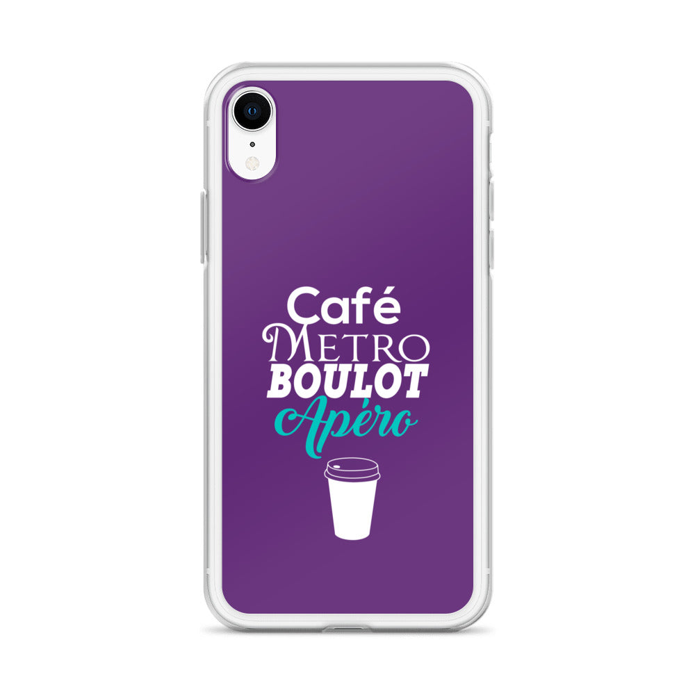 Café Métro Boulot Apéro - Coque pour iPhone®