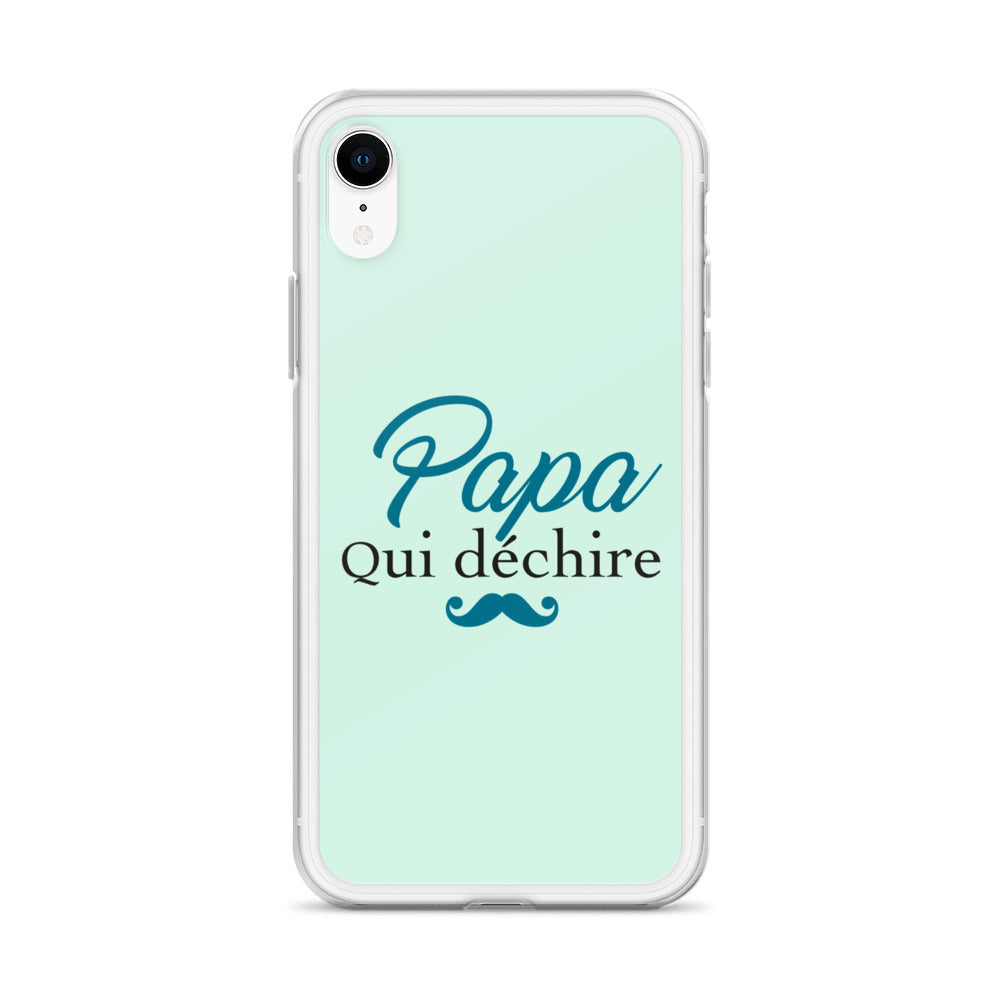 Papa qui déchire - Coque pour iPhone®