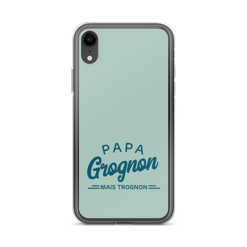 Papa grognon mais trognon - Coque pour iPhone®