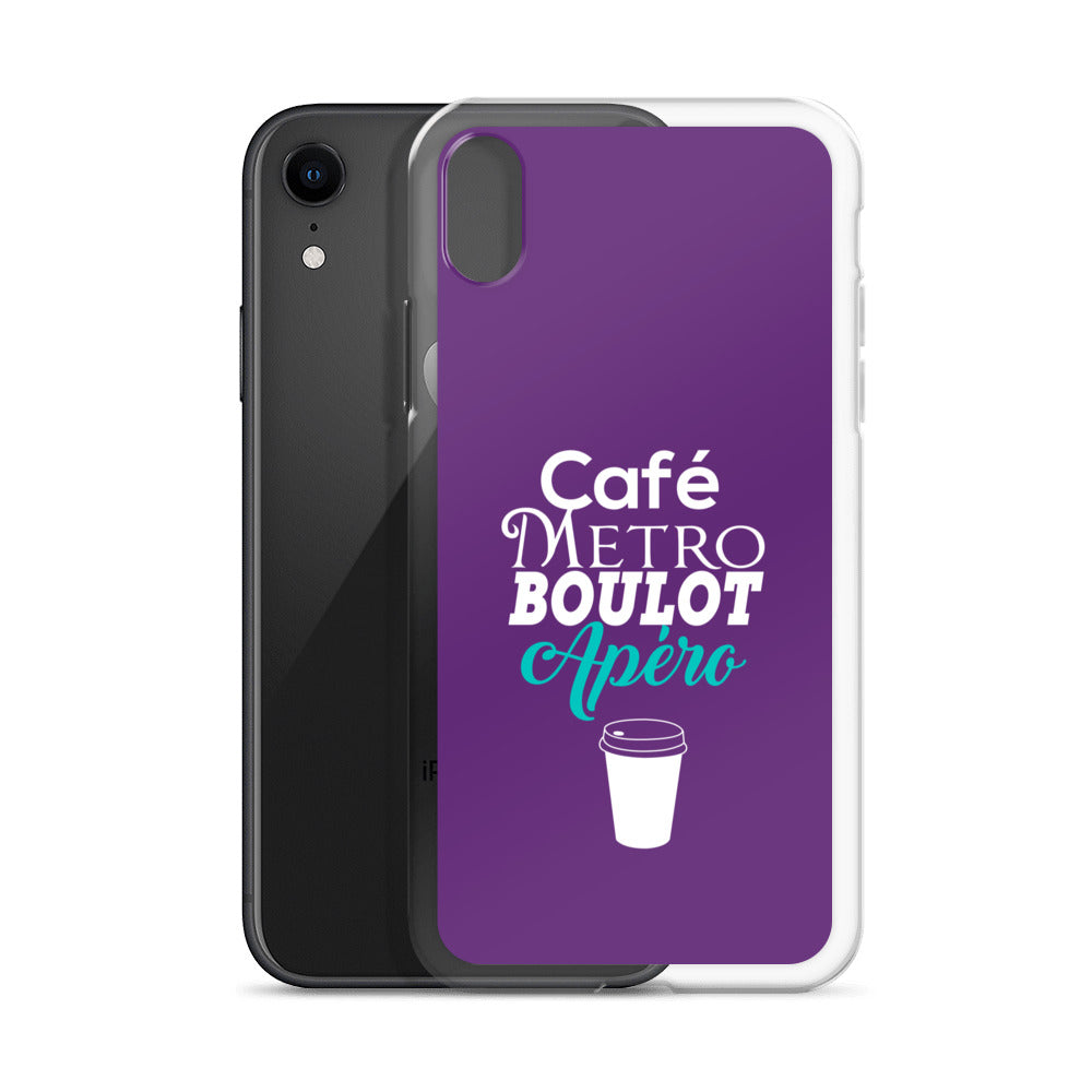 Café Métro Boulot Apéro - Coque pour iPhone®