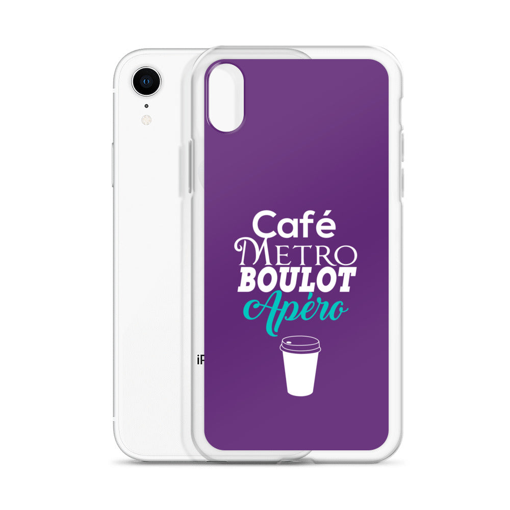 Café Métro Boulot Apéro - Coque pour iPhone®