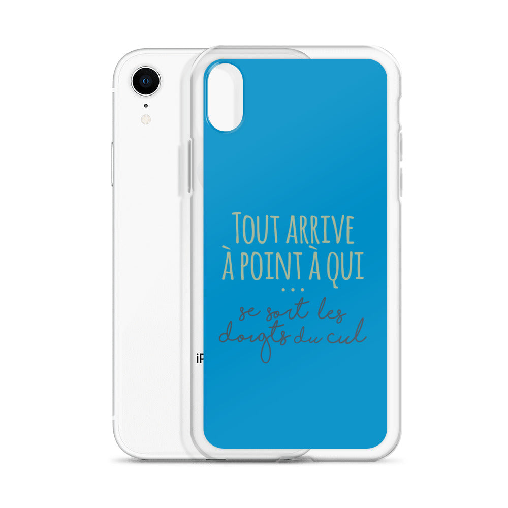 Tout arrive à point à qui se sort les doigts du cul - Coque pour iPhone®