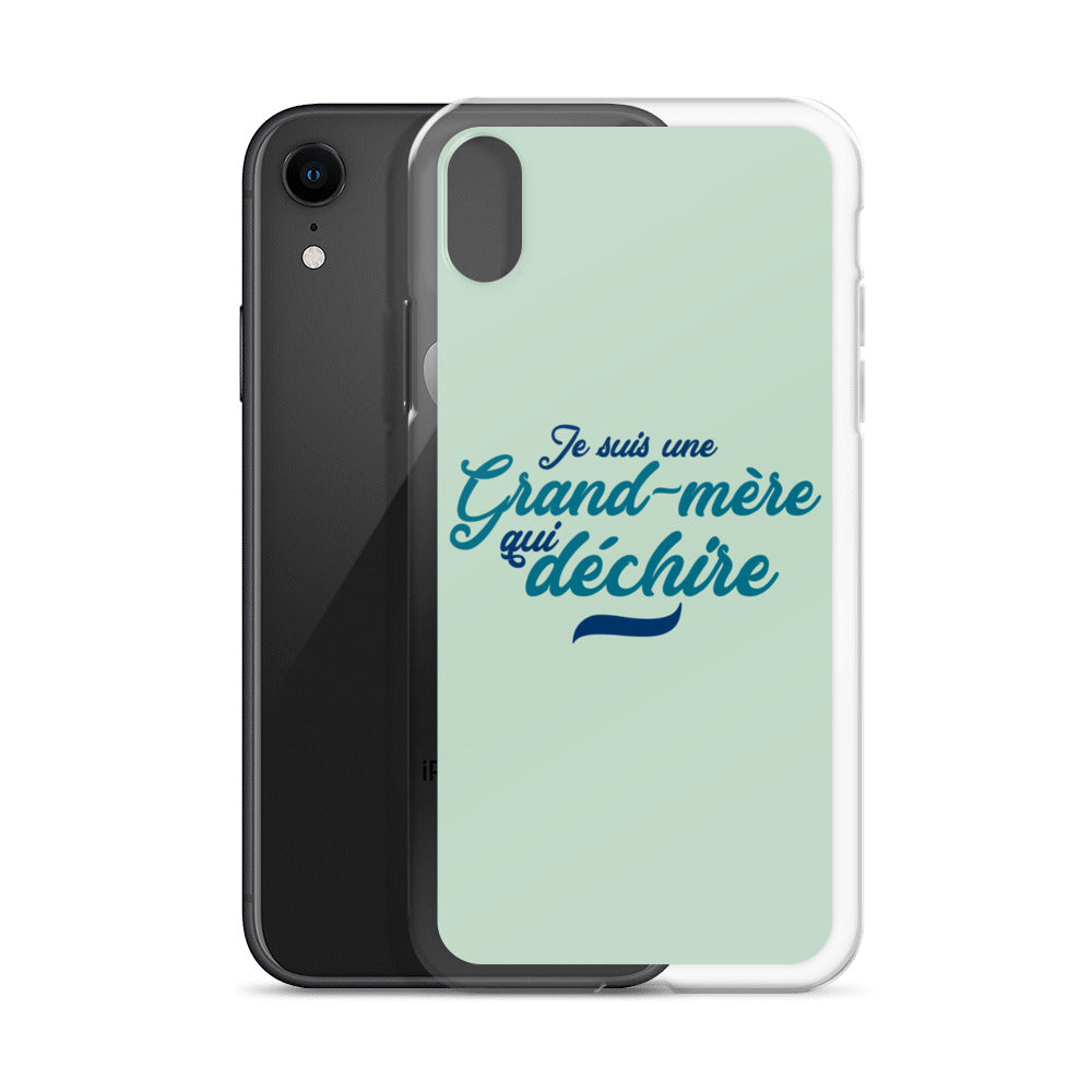 Grand-mère qui déchire - Coque pour iPhone®